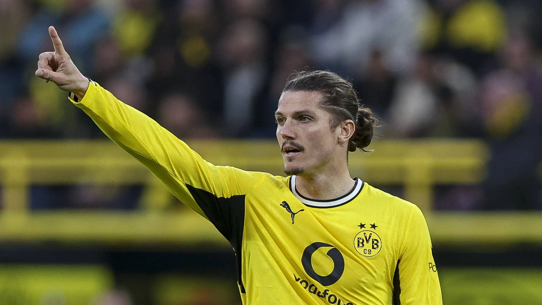 08.05.2026, GER, Fussball, Herren, 1. BL, Saison 2025/2026, Borussia Dortmund - Eintracht Frankfurt Marcel Sabitzer BVB gestikuliert, Gestik und Mimik Dortmund Signal Iduna Park Nordrhein-Westfalen Deutschland *** 08 05 2026, GER, Soccer, Men, 1 BL, Season 2025 2026, Borussia Dortmund Eintracht Frankfurt Marcel Sabitzer BVB gestures, gestures and facial expressions Dortmund Signal Iduna Park North Rhine-Westphalia Germany Copyright: xAdrianxSchlüterx