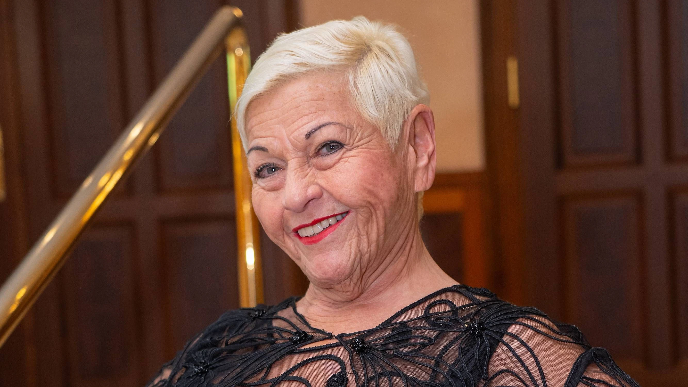 Siegerehrung im Casino Baden im Anschluss an das 23. Promi-Skirennen Riesentorlauf in Stuhleck am Semmering, Baden bei Wien, 16.2.2024, -  Jazz GITTI (Portrait) 