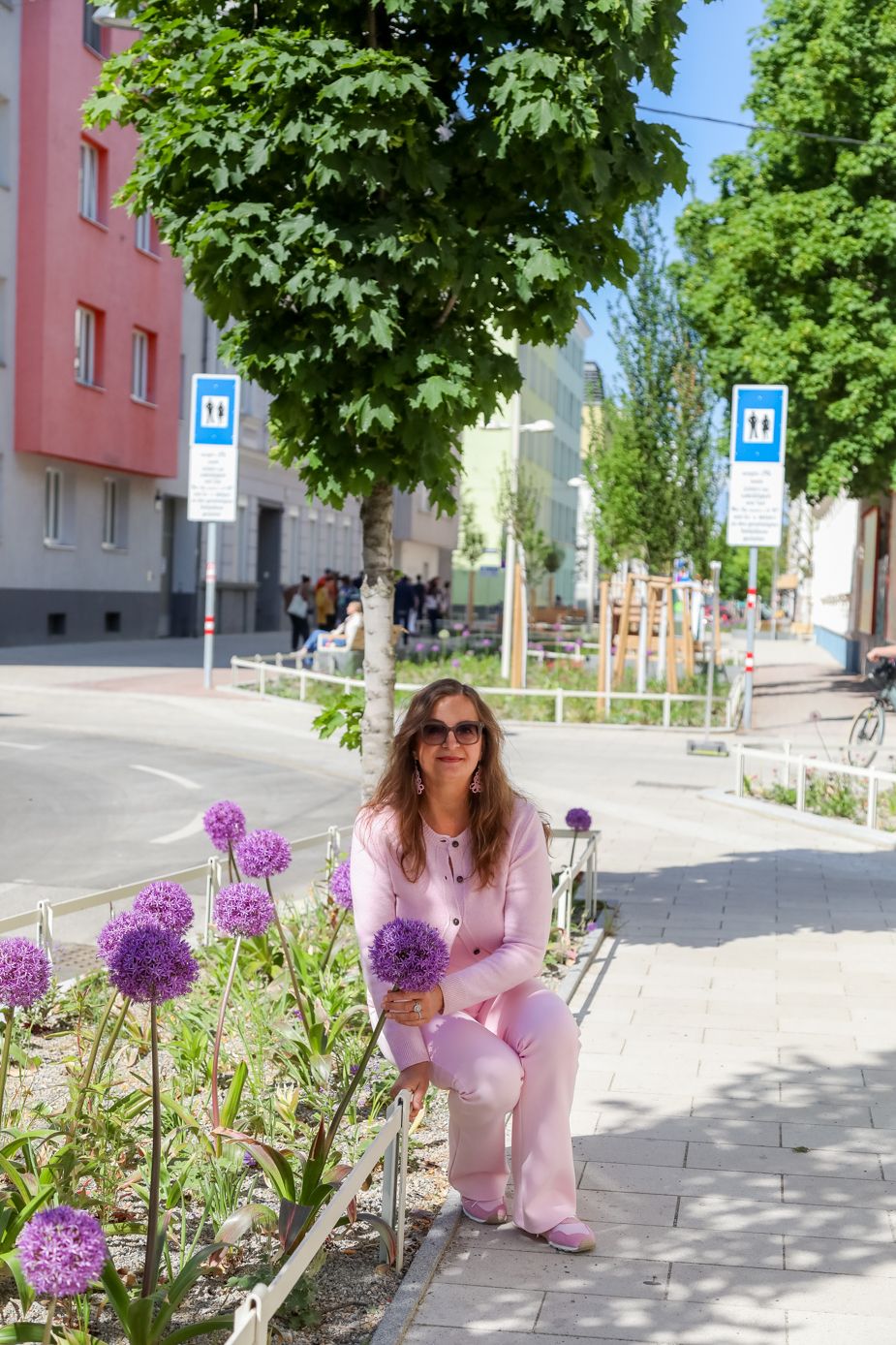 Stadträtin Ulli Sima (SP) in Wien-Favoriten. 