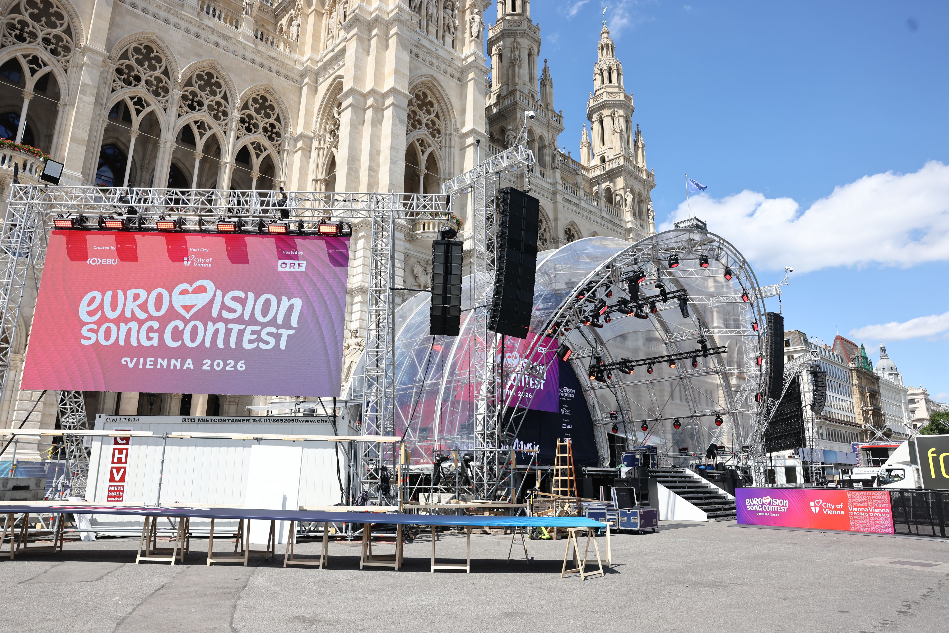 Hoffentlich bleib das ESC Village nicht so leer.