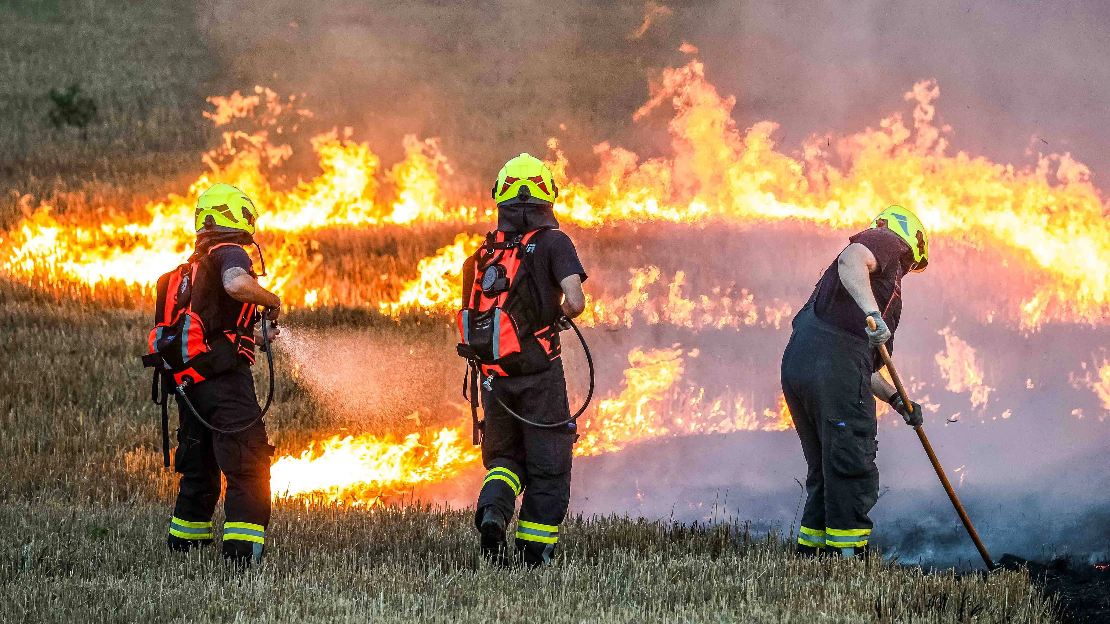 Die Wald- und Flurbrandgefahr ist aufgrund der anhaltenden Trockenheit in vielen Landesteilen sehr hoch. Regional wurden bereits Grillverbote ausgesprochen.