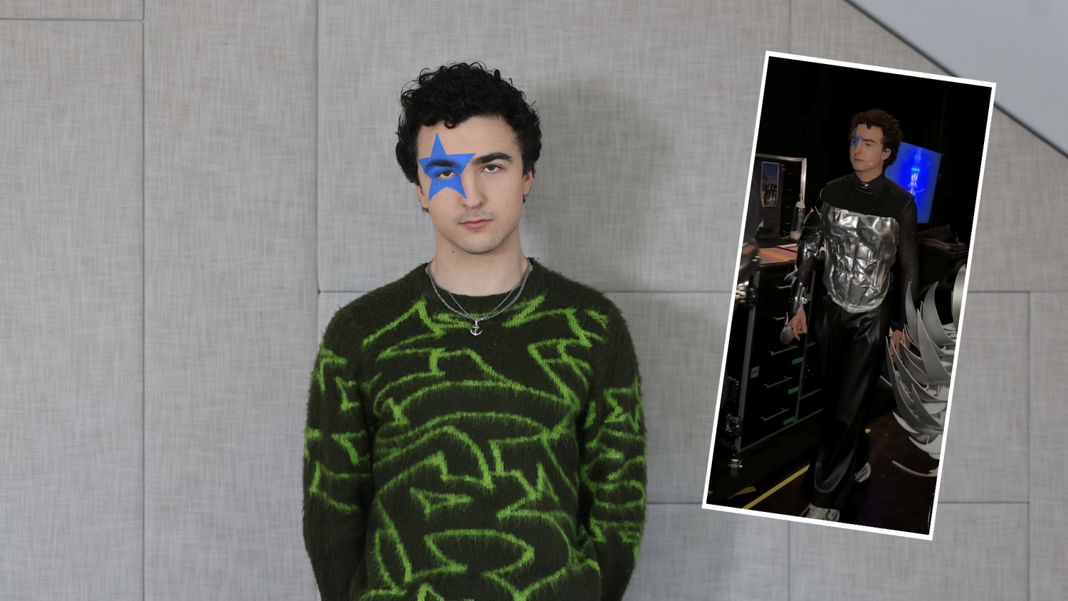 Cosmó probte zum ersten Mal auf der ESC-Bühne in der Stadthalle