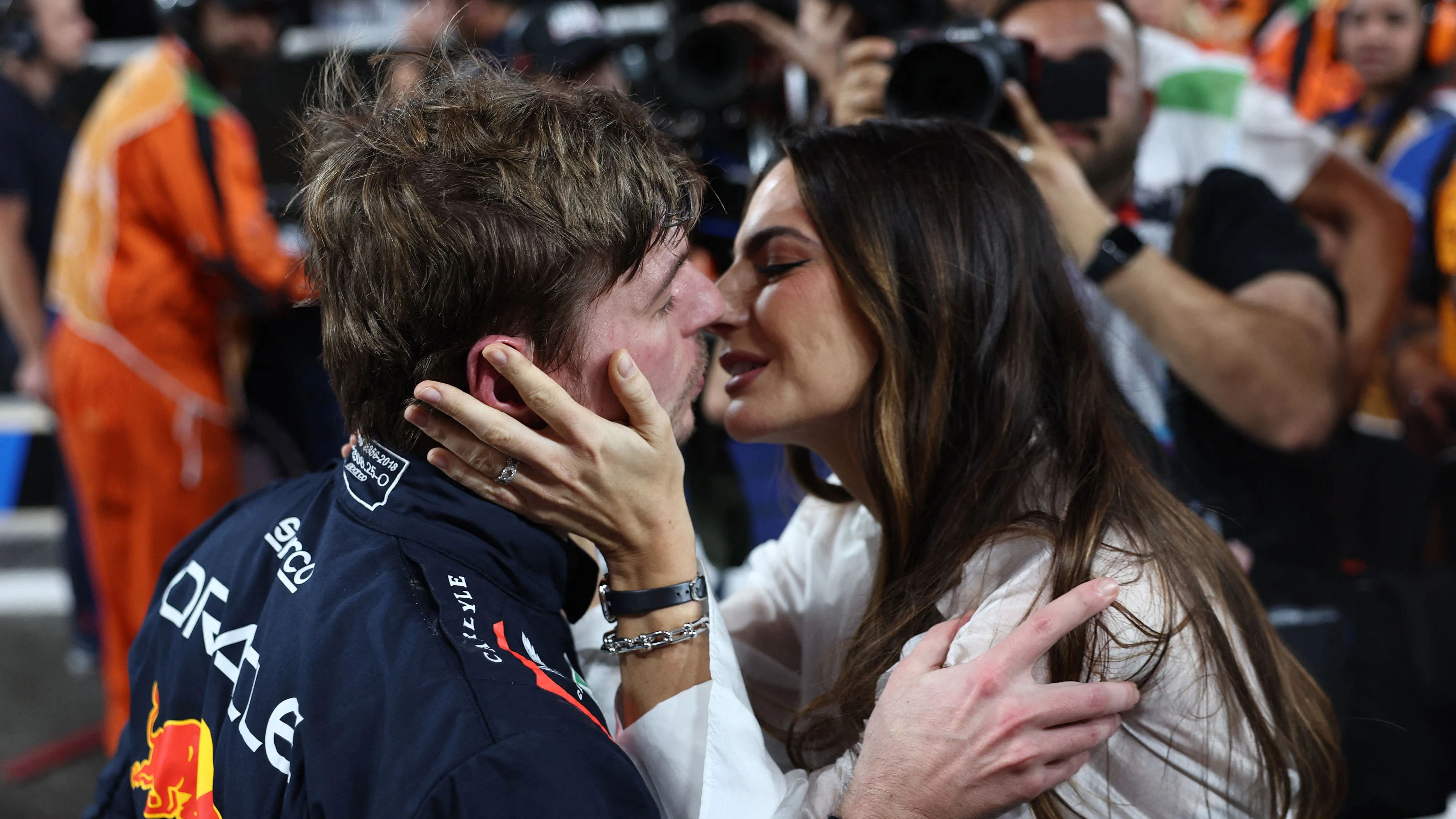 Formel-1-Star Max Verstappen und seine Partnerin Kelly Piquet. 