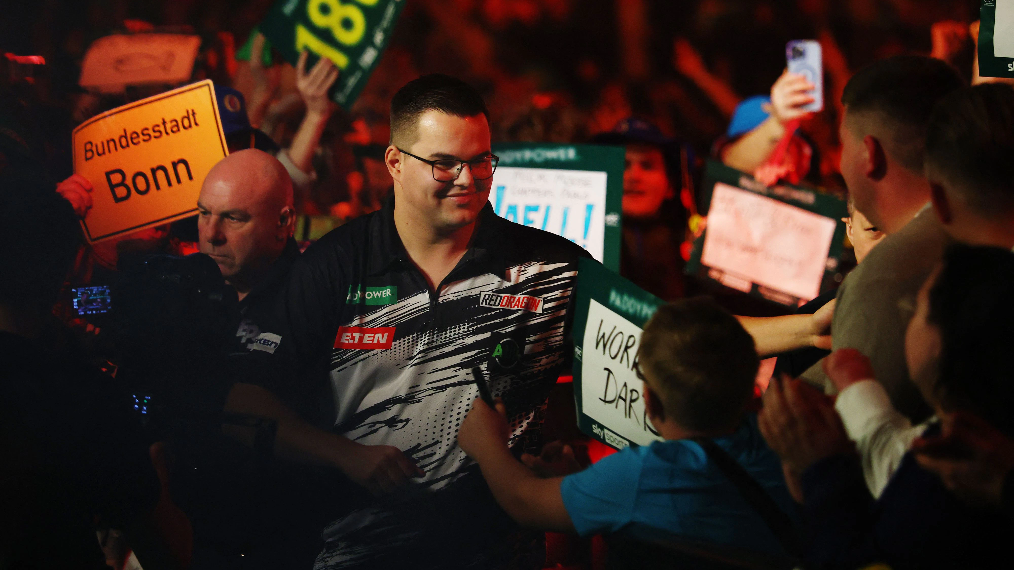 Darts - World Darts Championship - Alexandra Palace, London, Britain - January 2, 2026 Gian van Veen before his semifinal match against Gary Anderson Action Images via Reuters/Matthew Childs