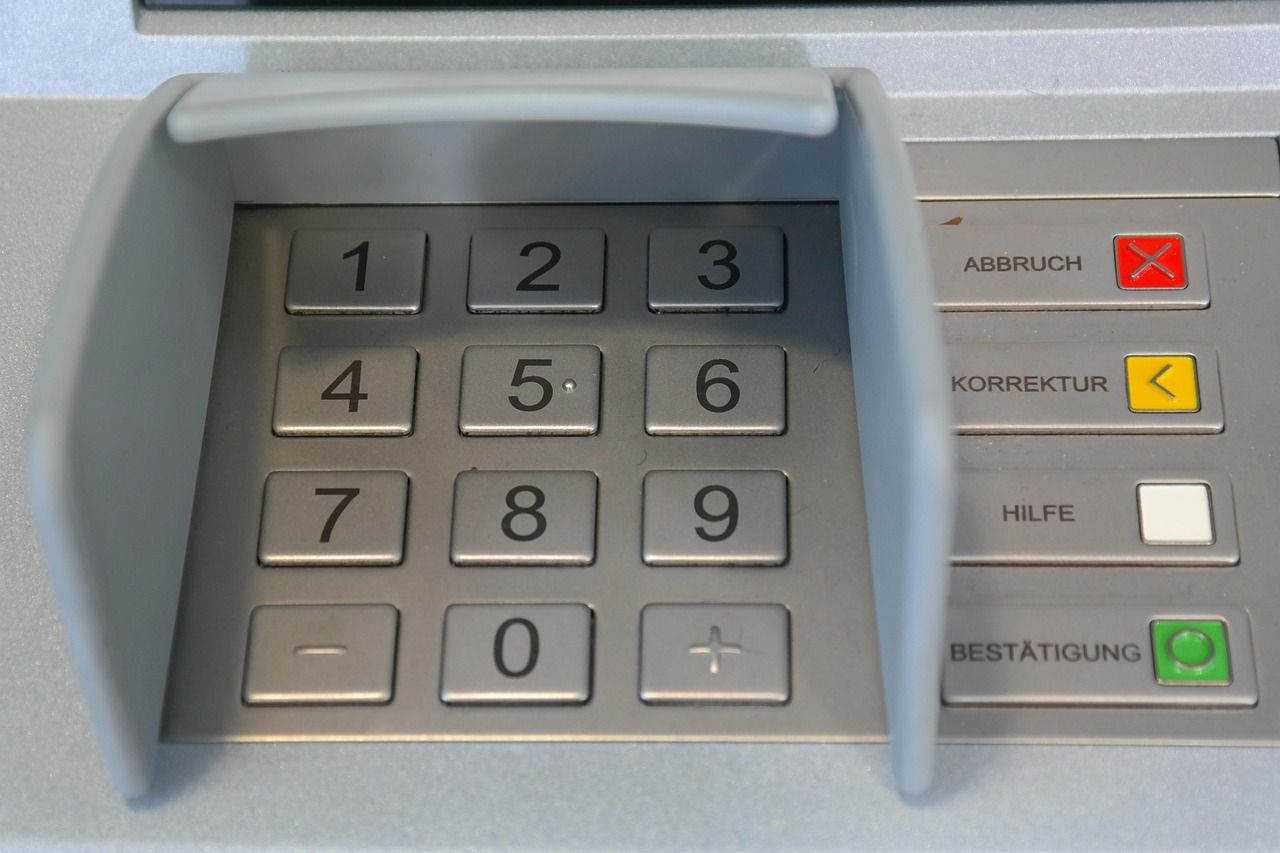 Bankomat Zahlenfeld