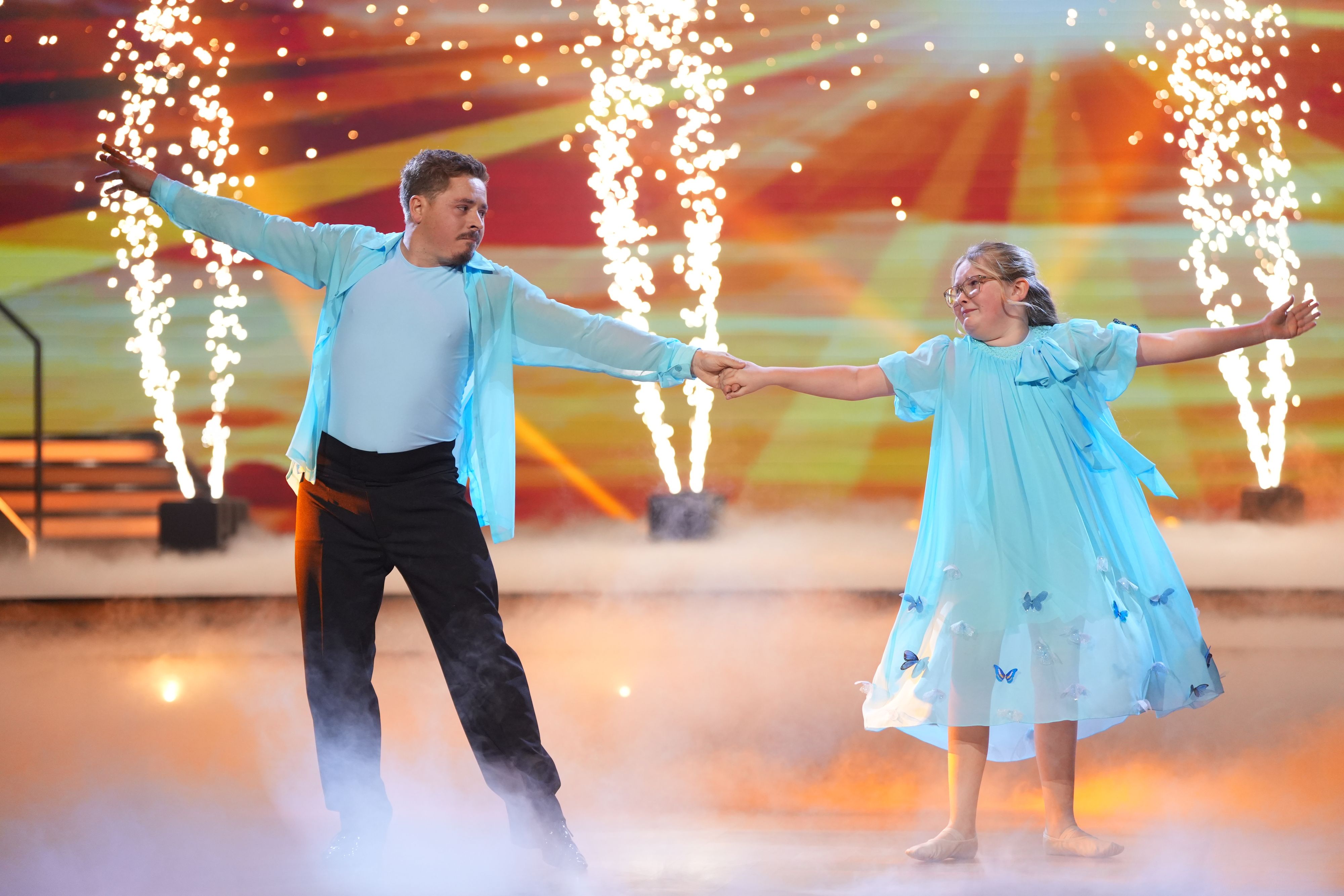 Gustav Schäfer und seine Tochter Lotti