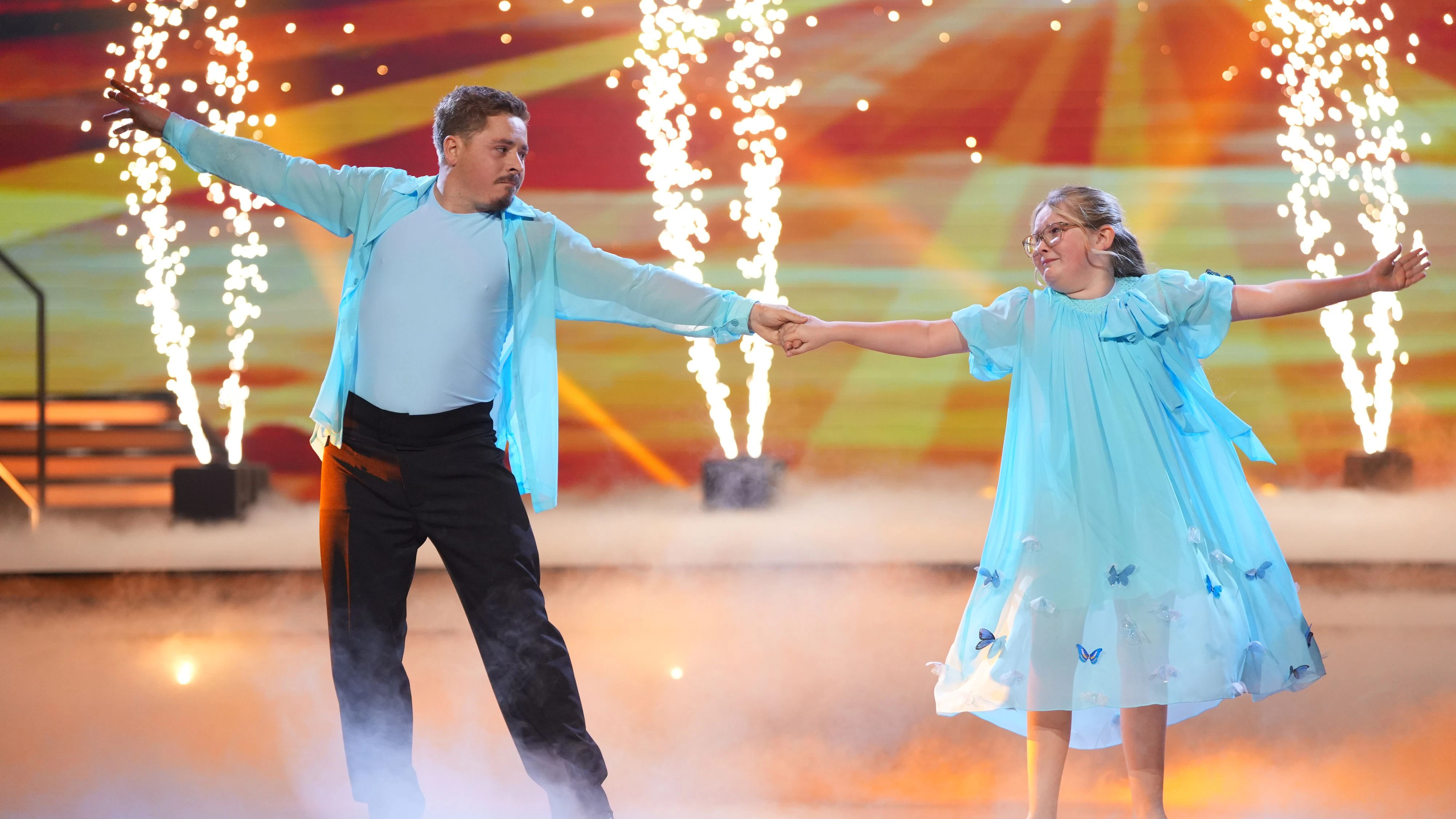 Gustav Schäfer und seine Tochter Lotti