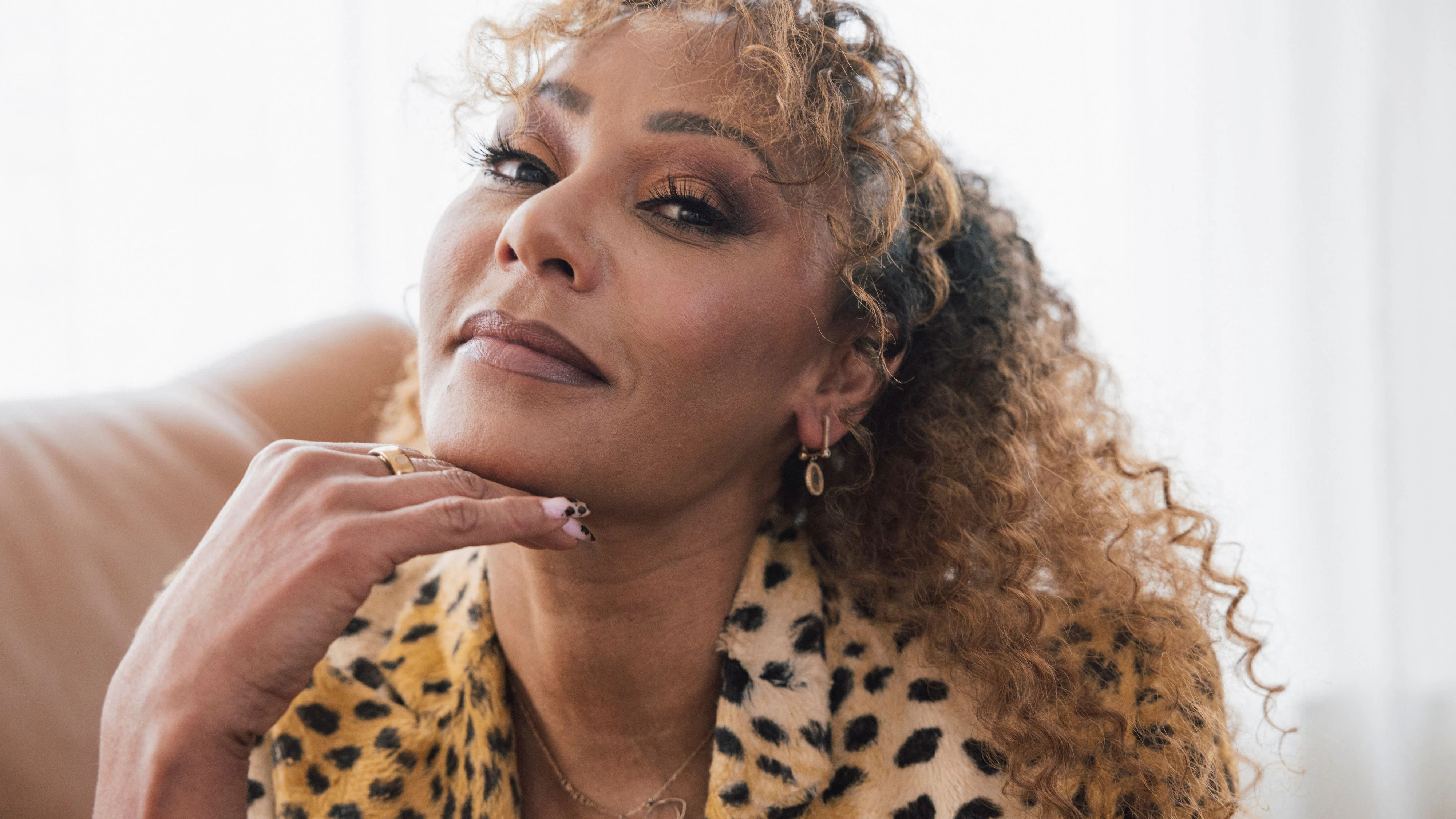 British actress and singer Melanie Brown, also known as Mel B, poses for a portrait in New York City, U.S., March 26, 2024. REUTERS/Caitlin Ochs