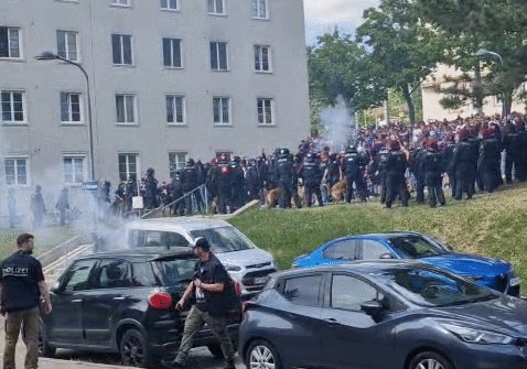 Heute.at - Eskalation vor Wiener Derby! Polizei im Großeinsatz