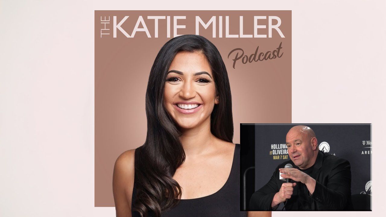 Katie Miller, ehemalige Beraterin des Department of Government Efficiency der Vereinigten Staaten, spricht mit Dana White in der 38. Episode ihres Podcasts 