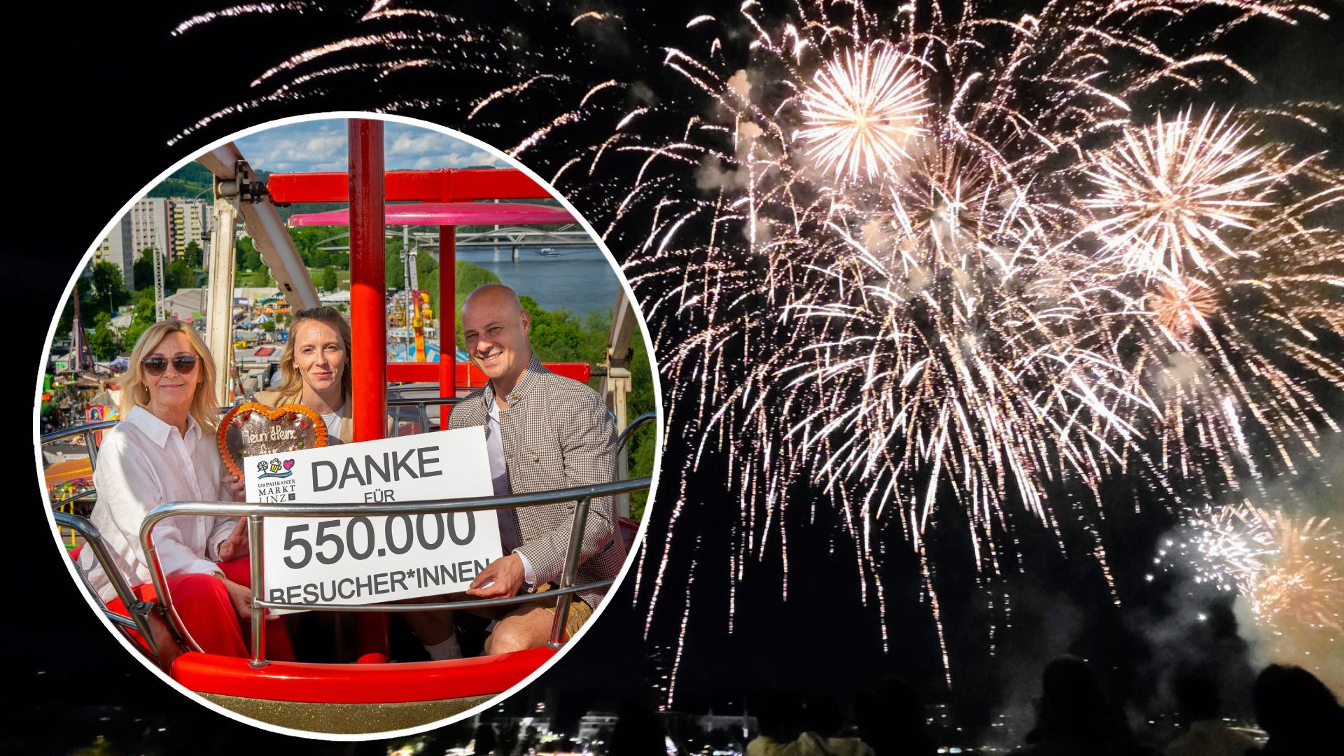 Danken den 550.000 Besuchern (v.l.): Manuela Damm, Mitarbeiterin in der Abteilung Marktmanagement und Tourismus, Theresa Gillhofer, Leiterin der Abteilung Marktmanagement und Tourismus und Marktreferent und Vizebürgermeister Martin Hajart (ÖVP).