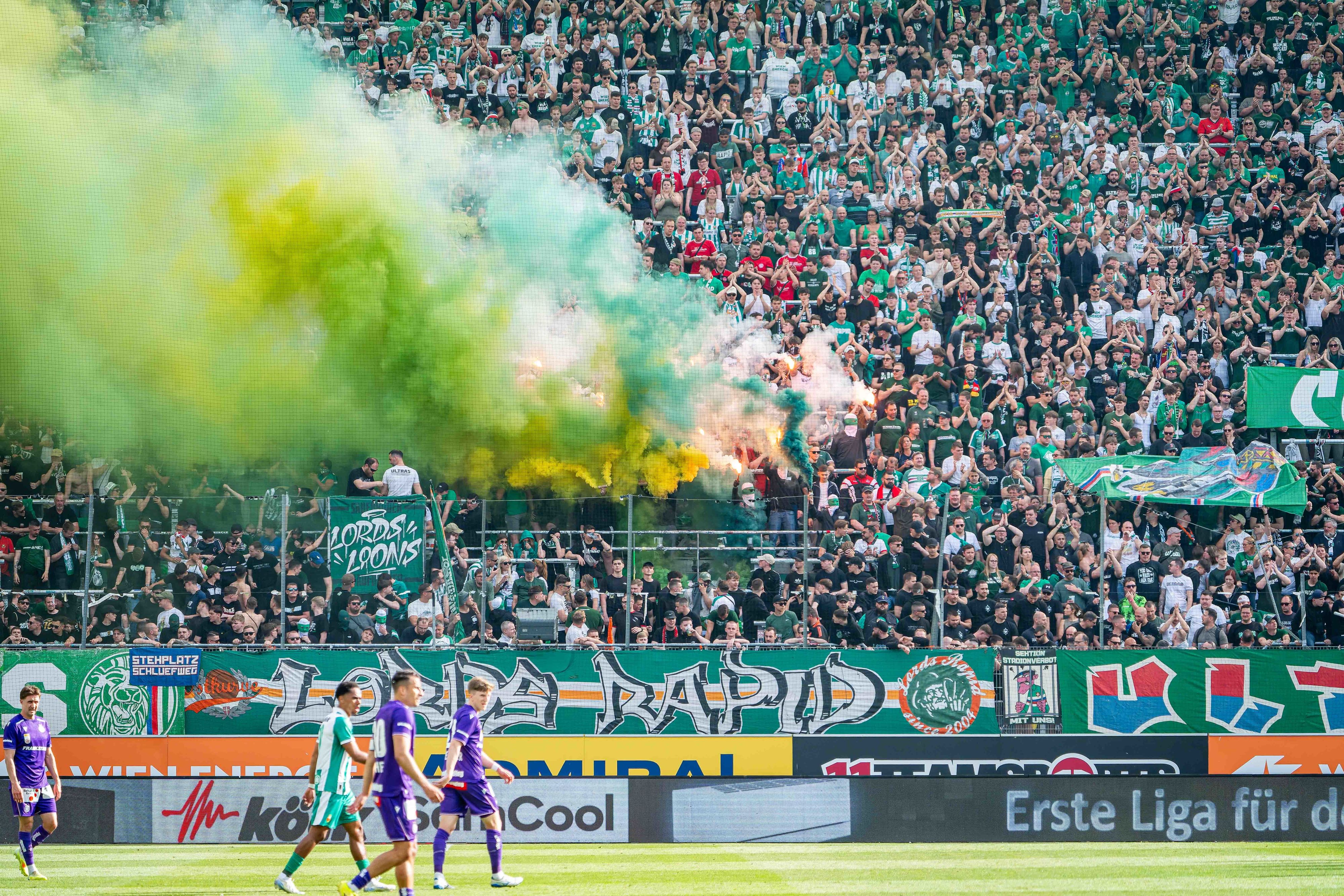 Das 350. Wiener Derby zwischen Rapid und der Austria (0:2)