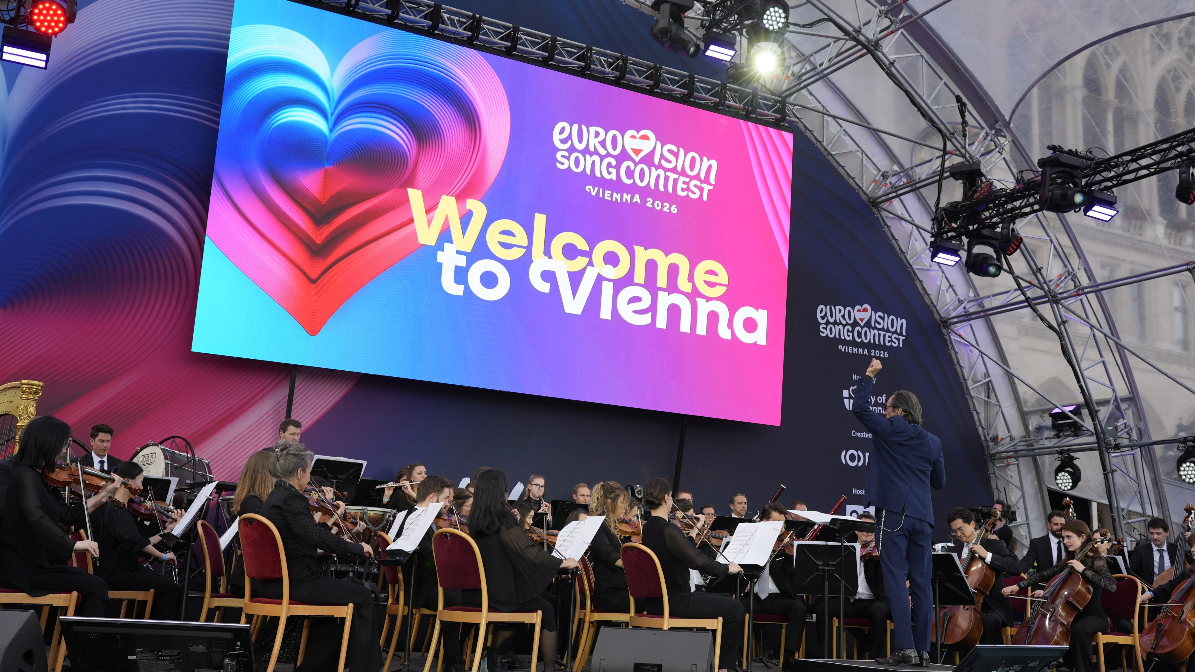 Eröffnung des ESC-Village in Wien.