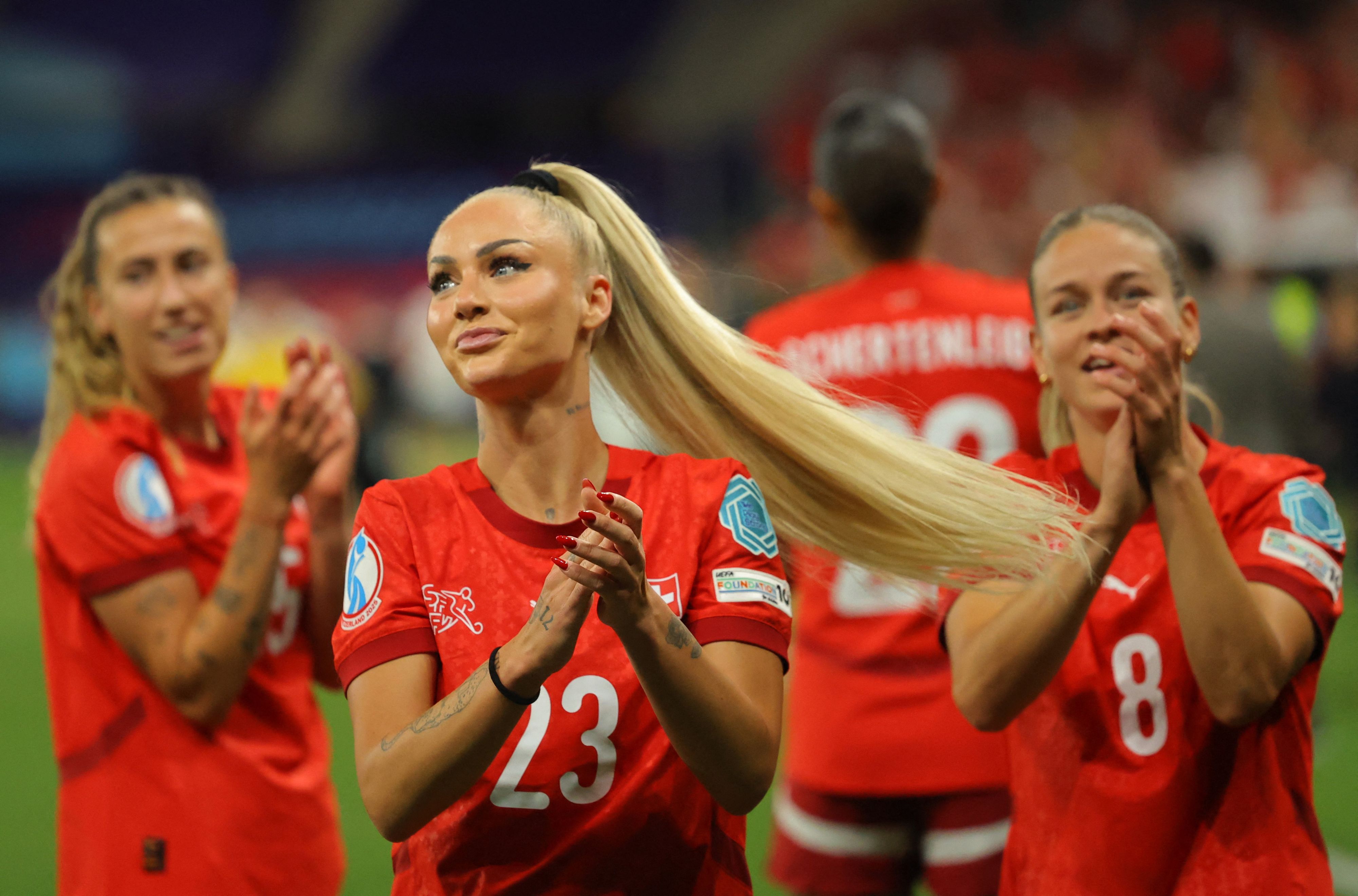 Alisha Lehmann – hier im Trikot des Schweizer Nationalteams.
