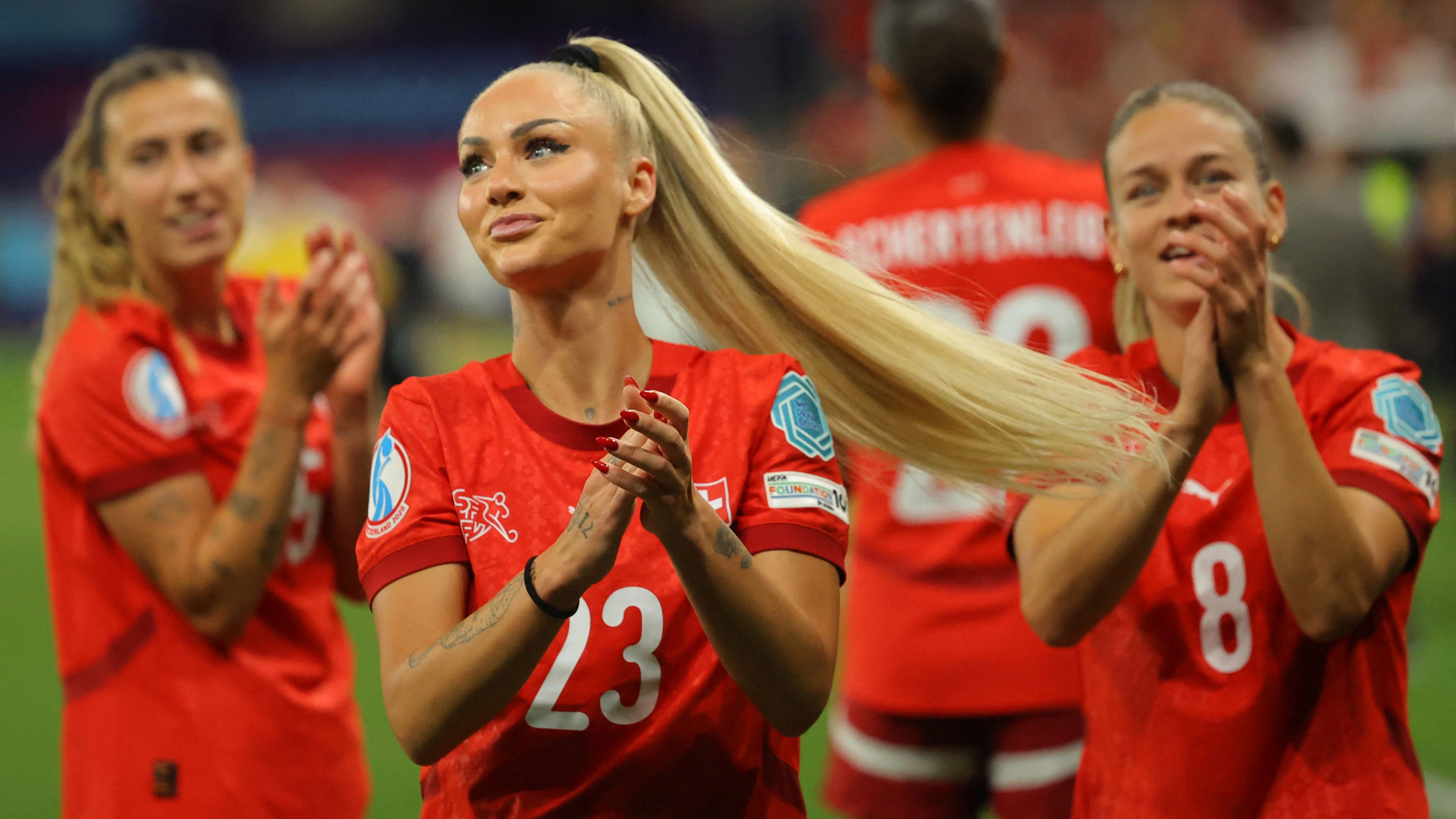 Alisha Lehmann – hier im Trikot des Schweizer Nationalteams.
