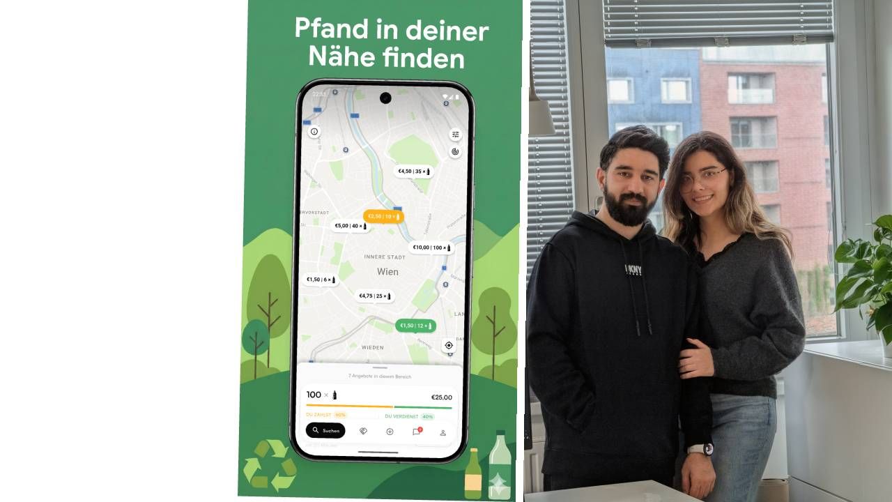 Mehrdad Peykari erfand zusammen mit seiner Frau die App 