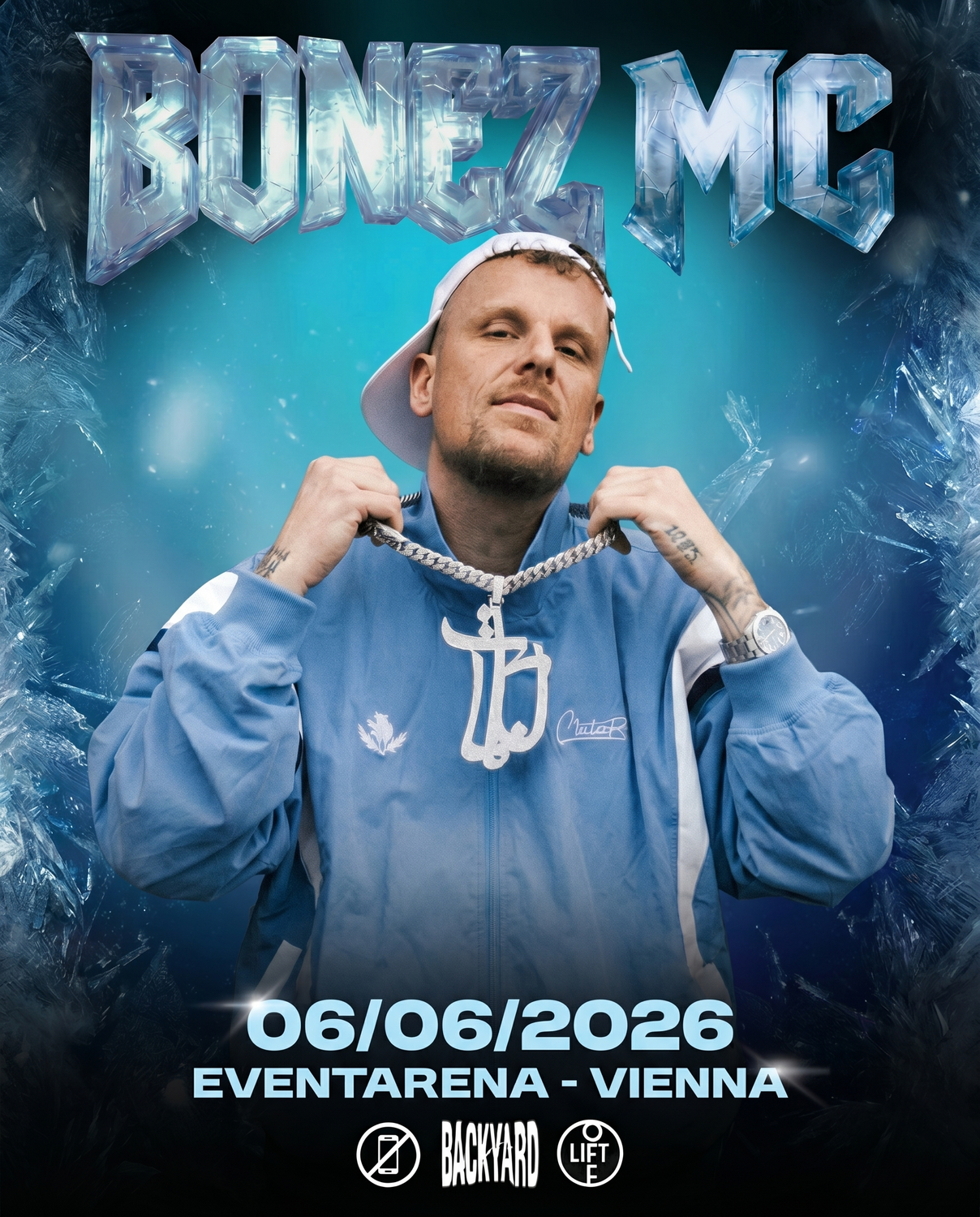 Erlebe BONEZ MC am 6. Juni live in die Event Arena Vösendorf