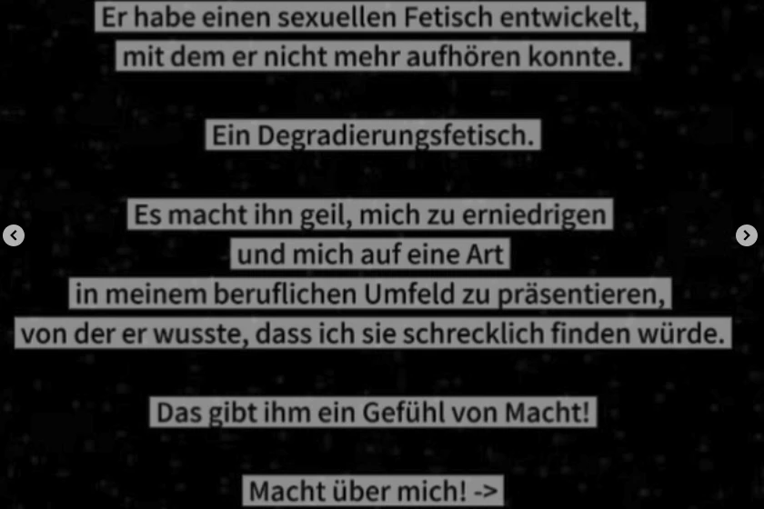 … und wie er es ihr erklärt habe