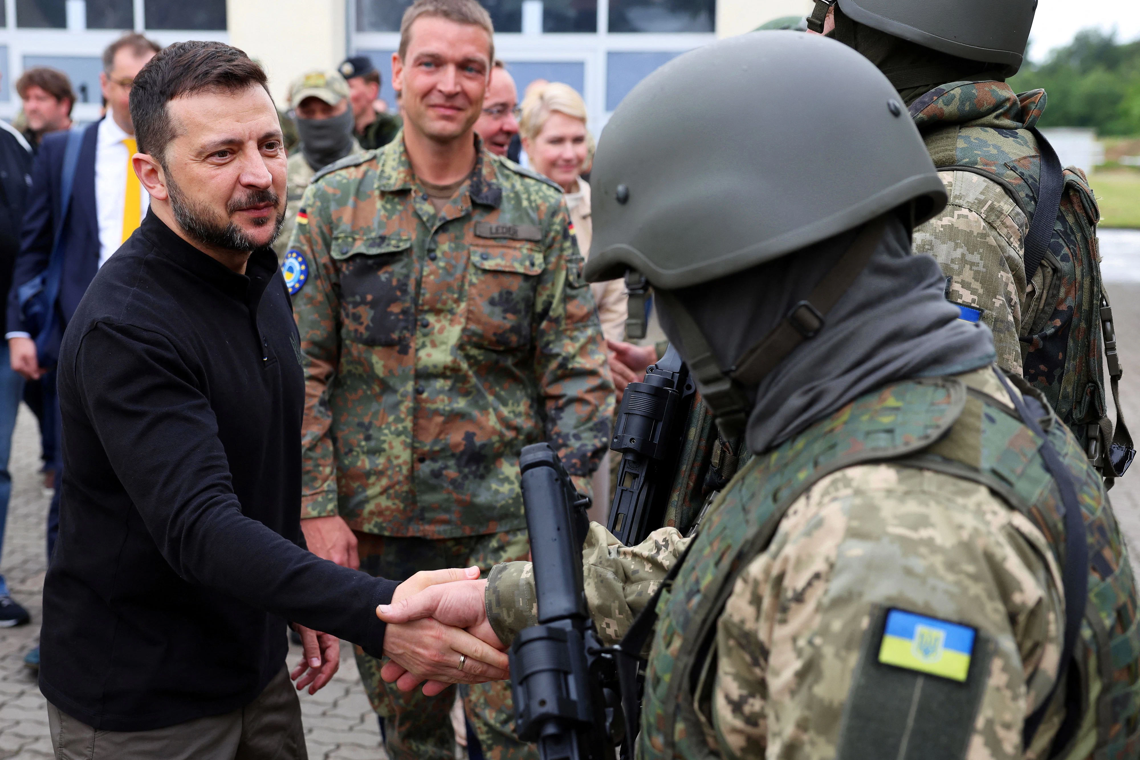 Ukraine-Präsident Wolodymyr Selenskyj gab Russland die "Erlaubnis" für die Feierlichkeiten