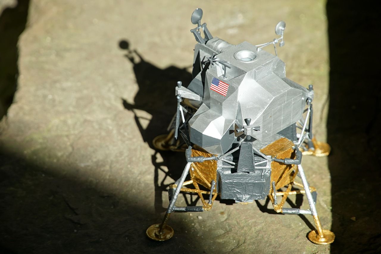 Raumfahrzeug für die Mondmission