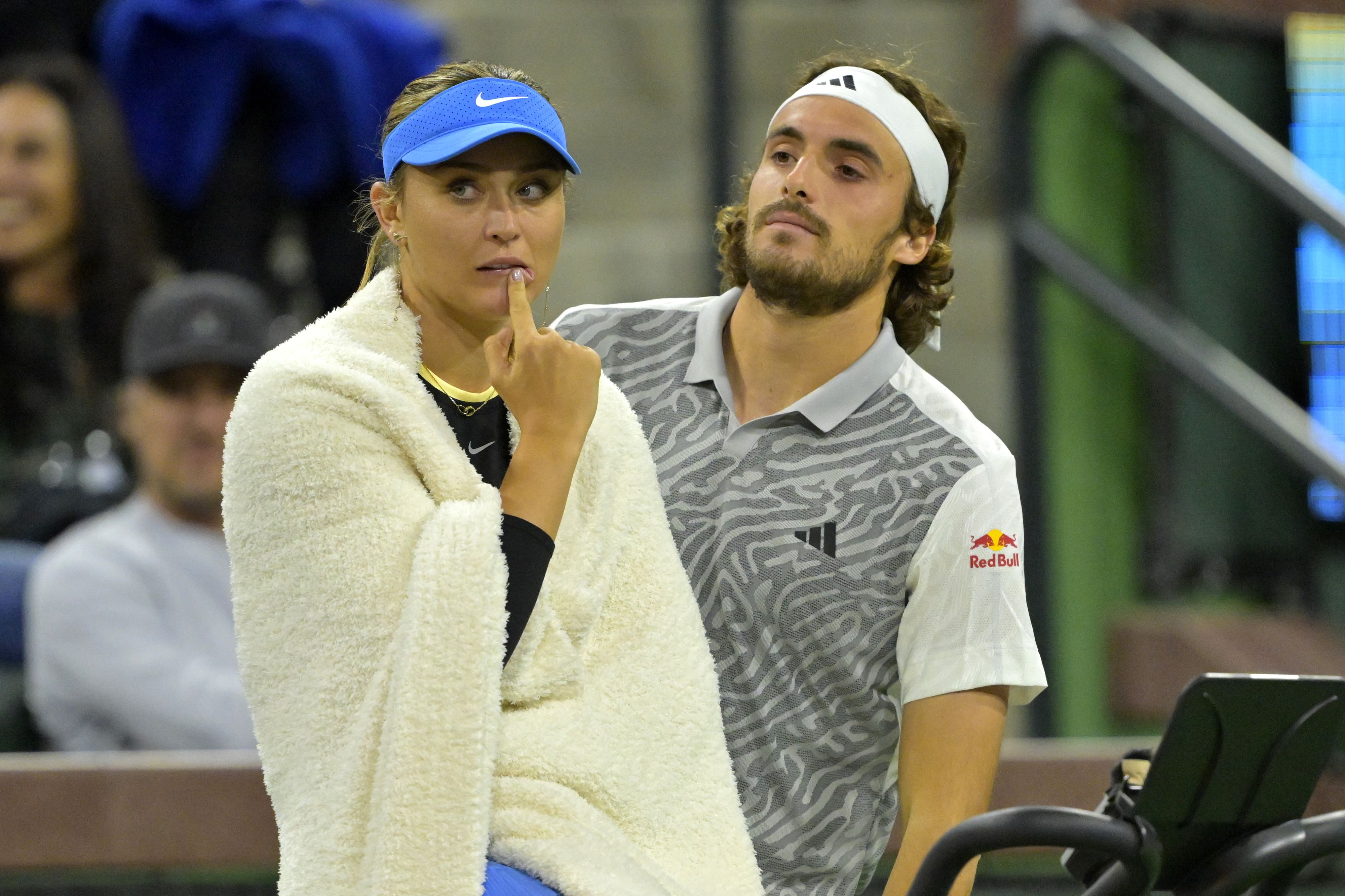 Tennis-Traumpaar Badosa und Tsitsipas: 