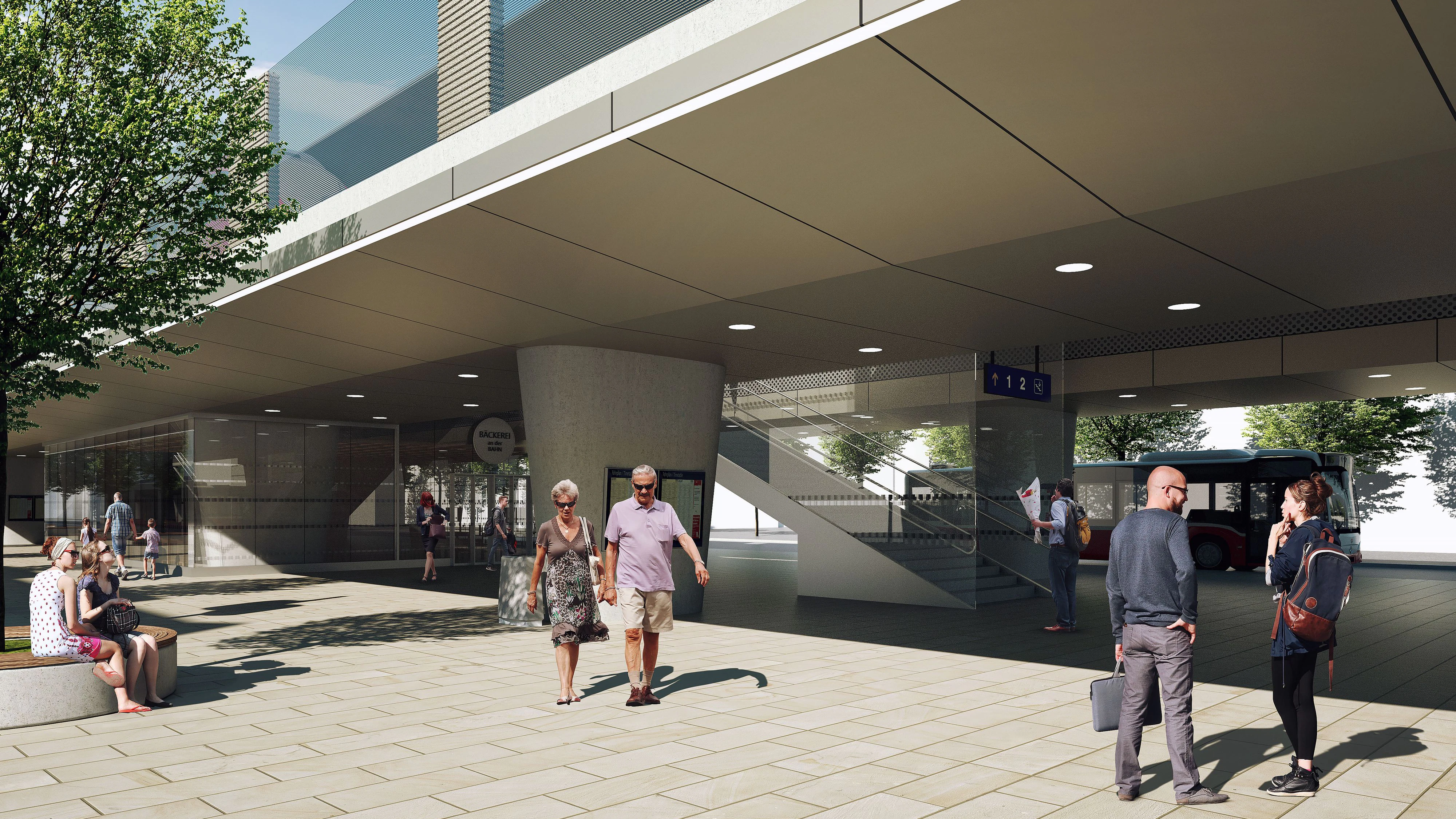 Die Station "Hietzinger Hauptstraße" wird neu errichtet.