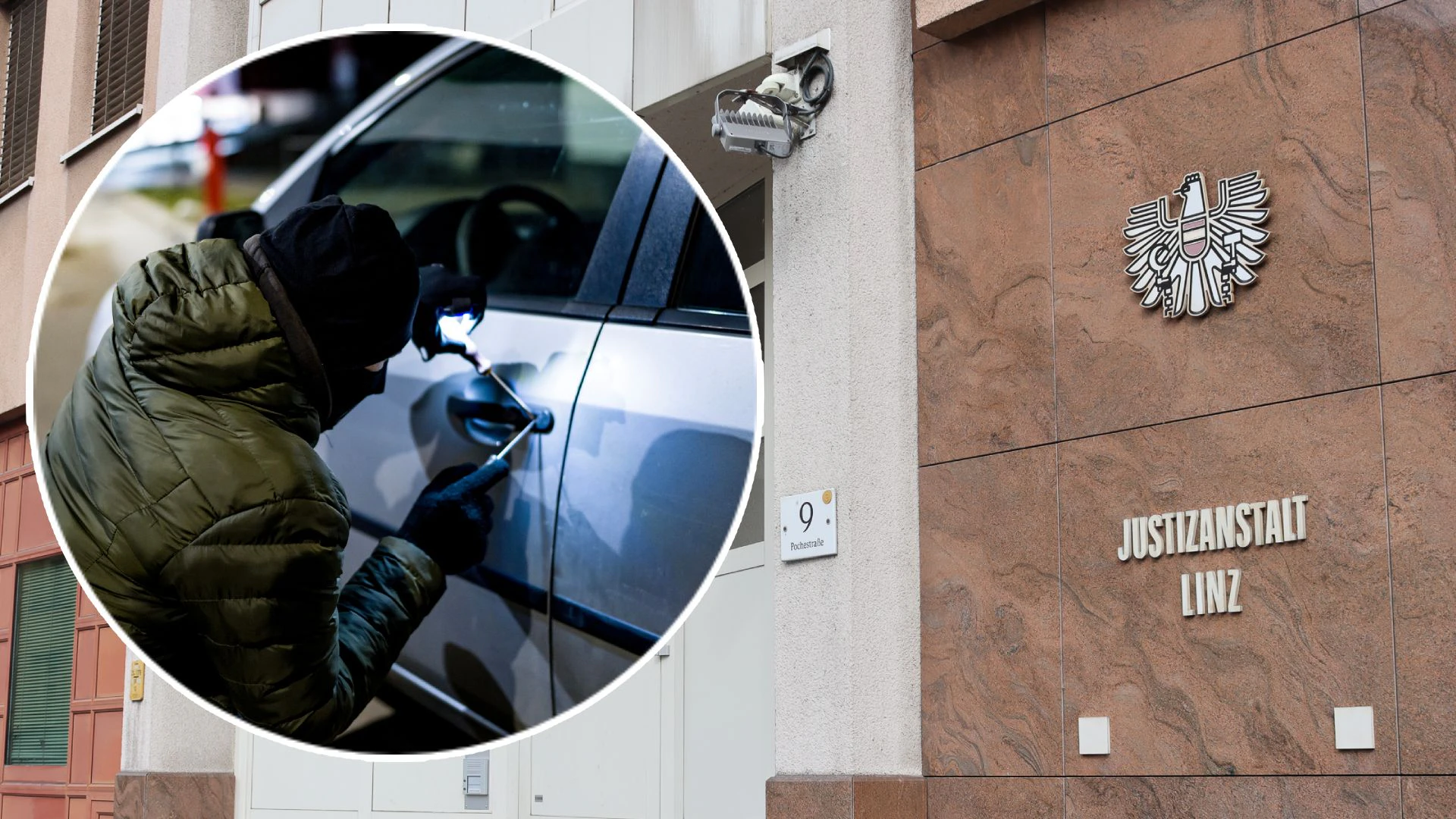 Der 45-Jährige soll für mindestens 25 Straftaten verantwortlich sein. Er sitzt in der JA Linz. (Symbolbild)