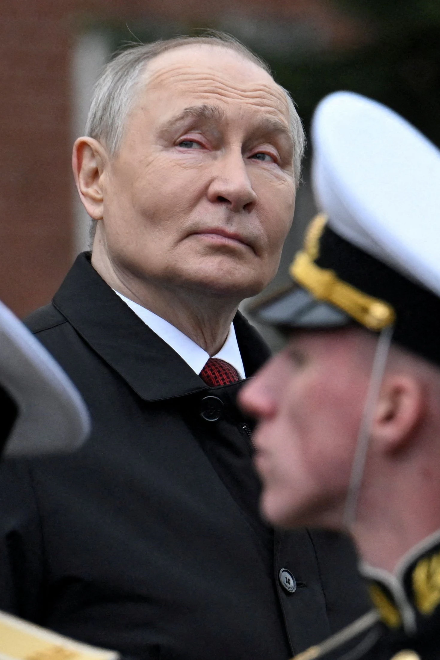 "Eine Demütigung": Russlands Staatspräsident Wladimir Putin bei der Militärparade am 9. Mai in Moskau