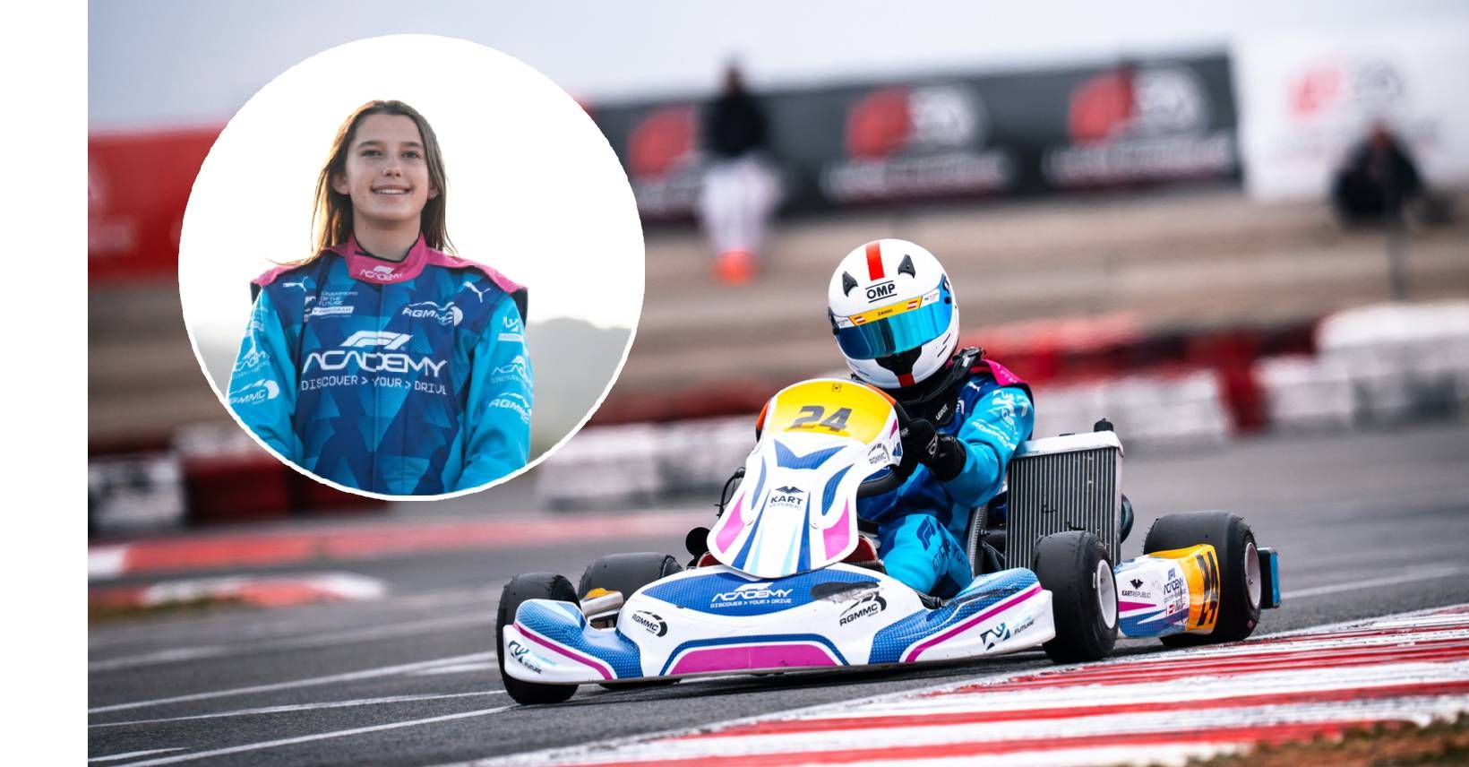 Die 12-Jährige Mia Zanki ist auf dem besten Weg, Formel 1 Fahrerin zu werden.