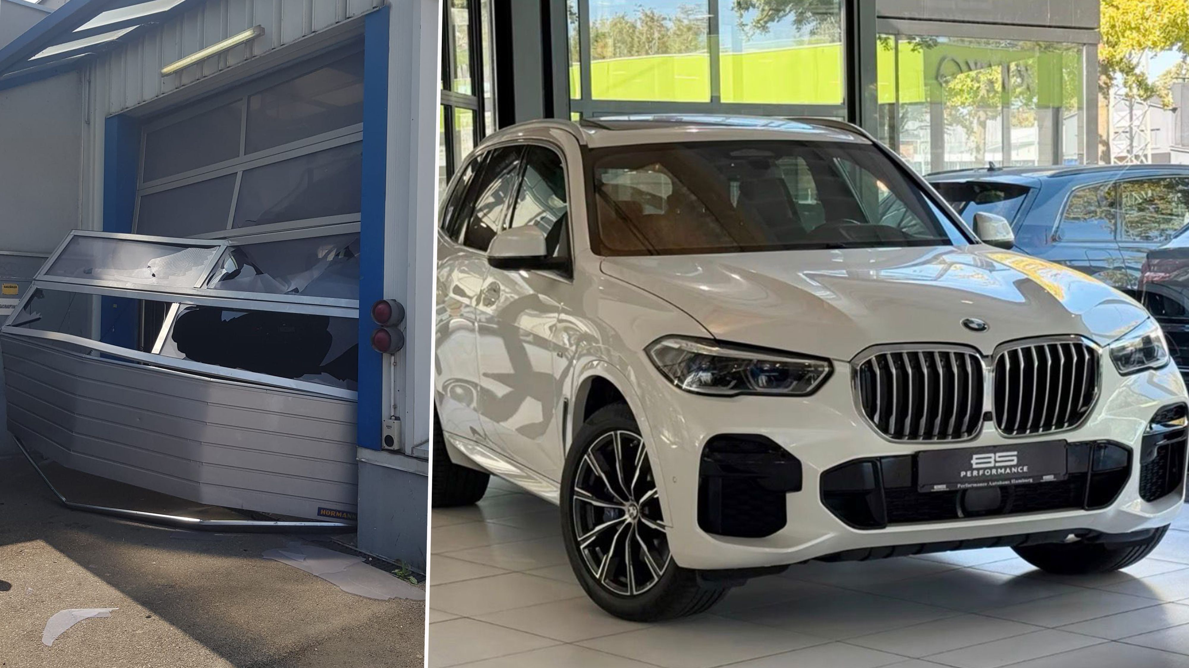 Dieser weiße BMW wurde am Wochenende gestohlen.