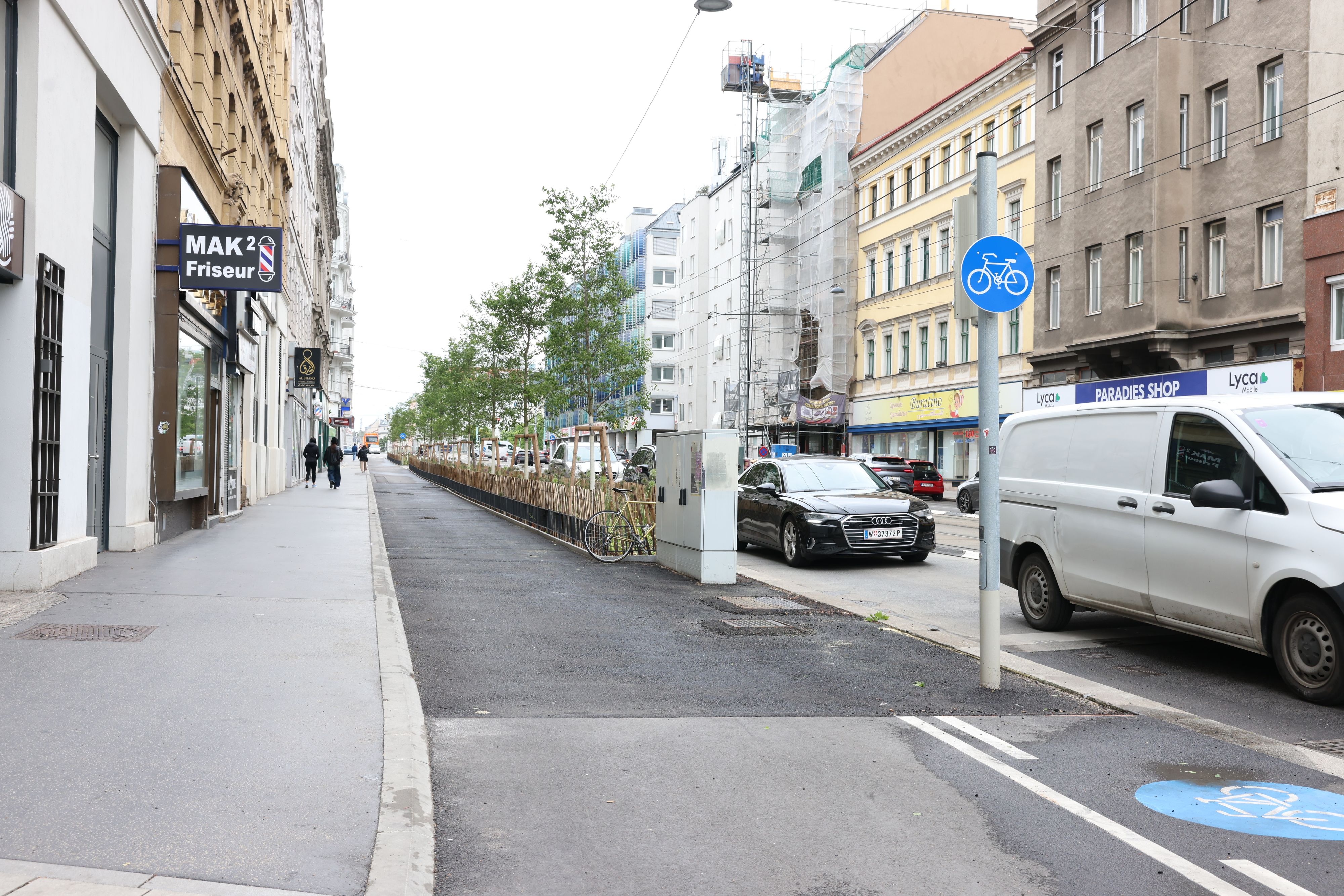 Der Radweg am Julius-Tandler-Platz sorgt für Ärger.