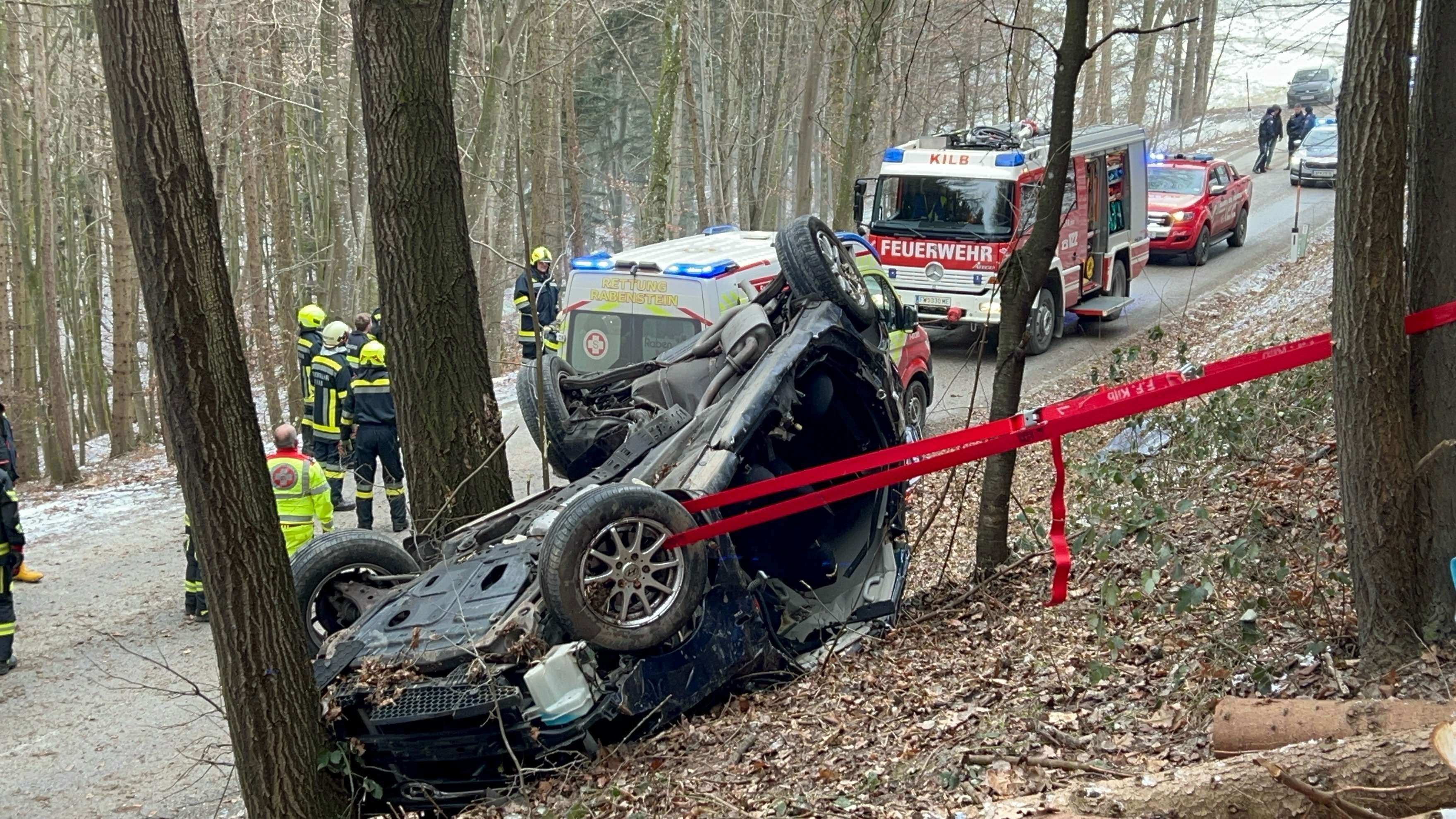 Tödlicher Verkehrsunfall am 13. Jänner 2025 bei Umbach.