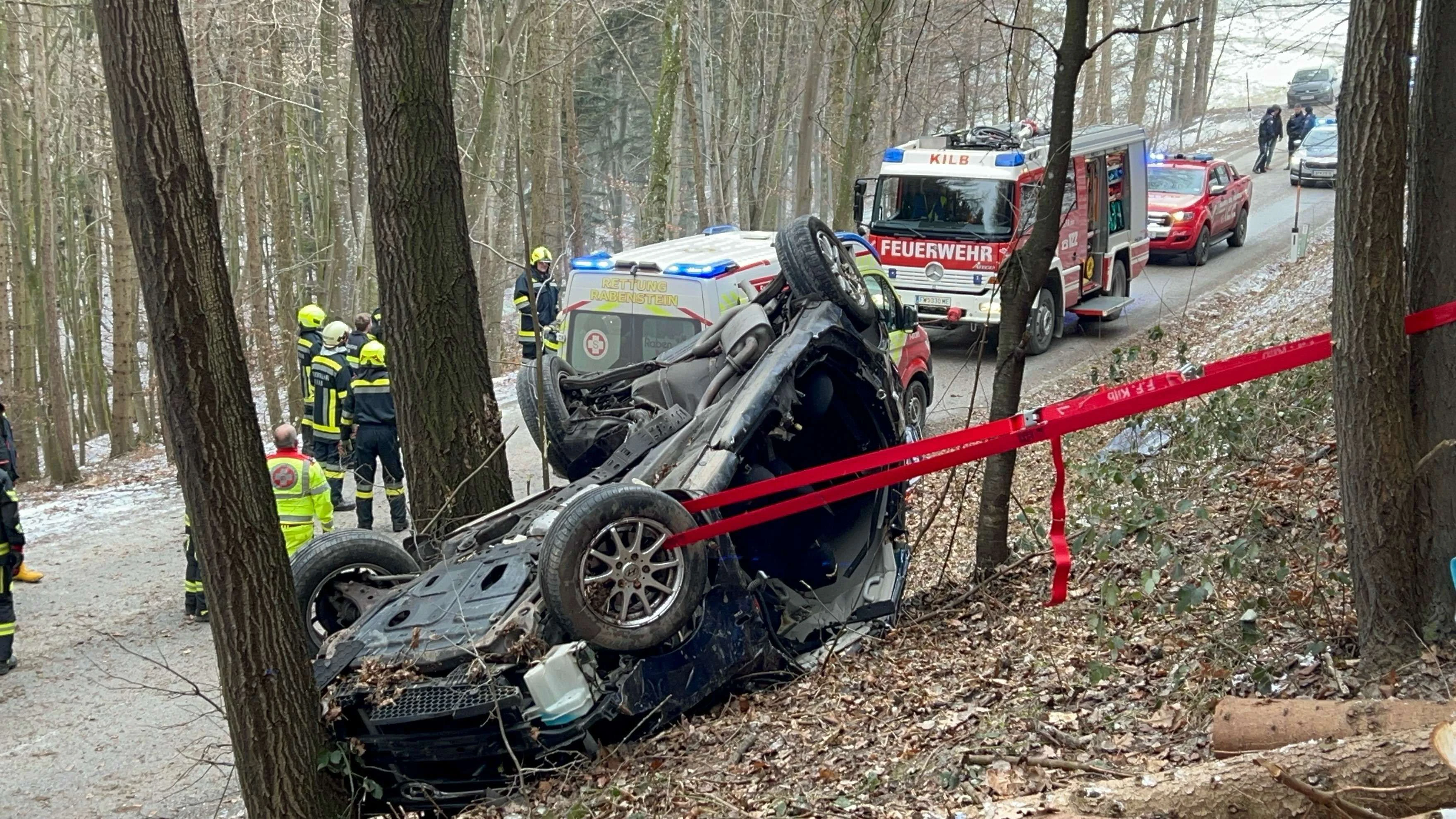 Tödlicher Verkehrsunfall am 13. Jänner 2025 bei Umbach.