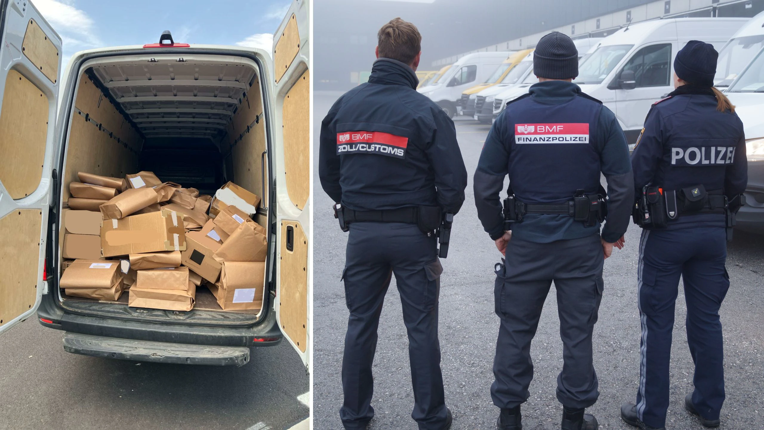 Die österreichische Finanzpolizei hat einen Betrug in der Zustellbranche aufgedeckt.