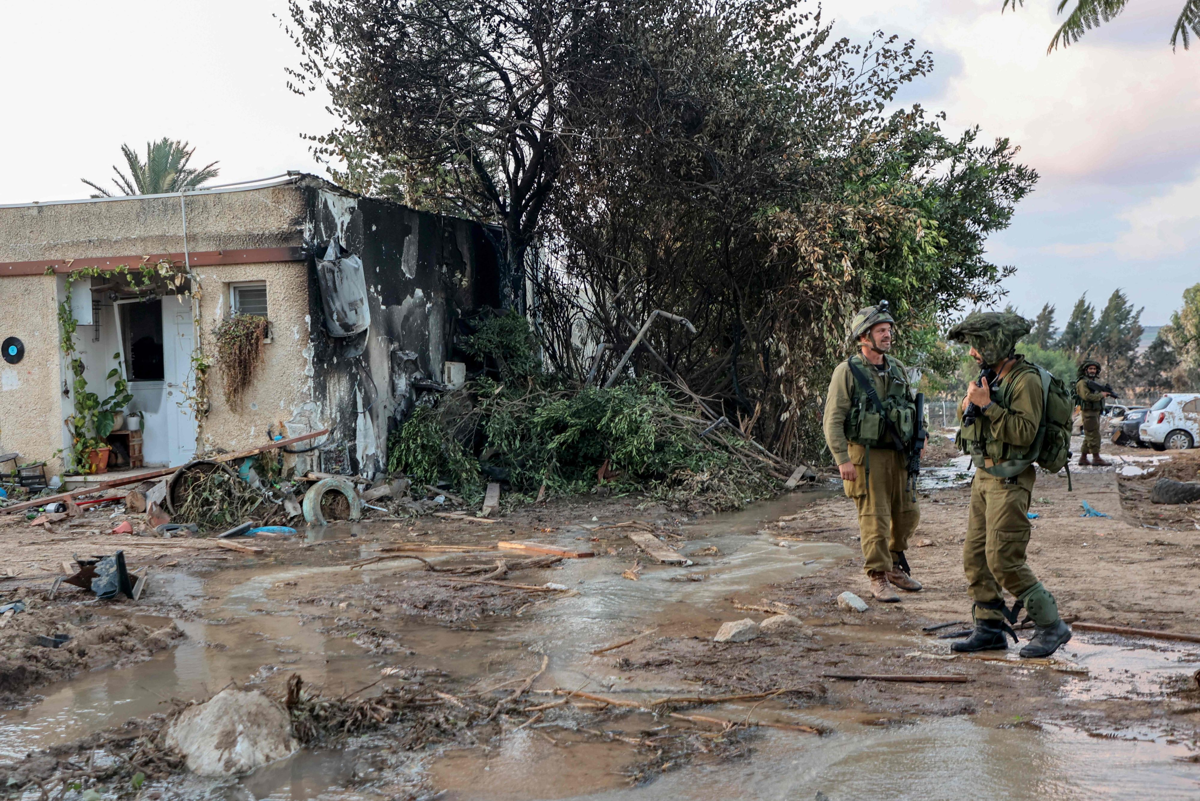 Bei dem Hamas-Angriff wurden 2023 mehrere Ortschaften zerstört. (Symbolbild)