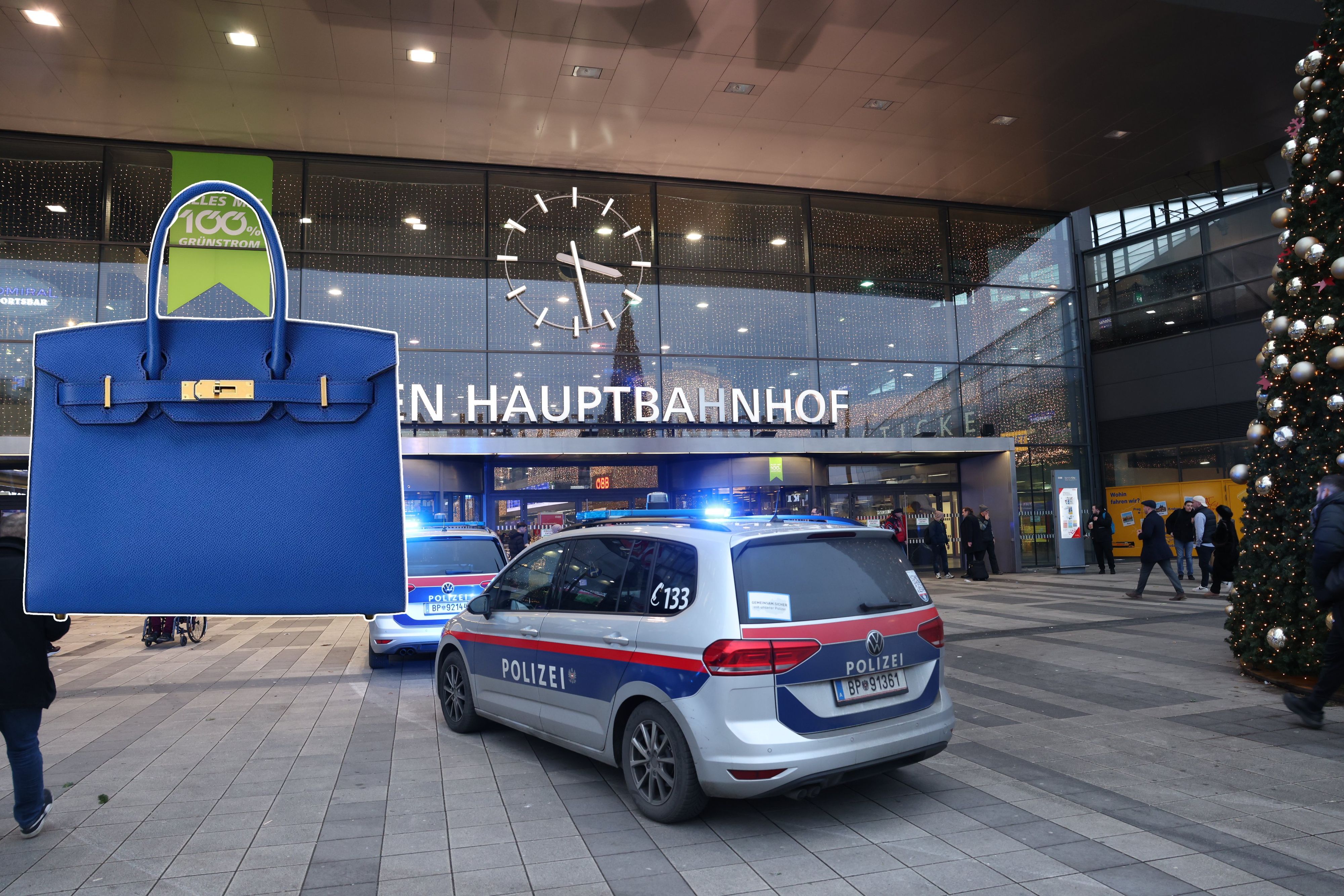 Birkin Bag um 25.000 Euro aus Zug in Wien gestohlen.