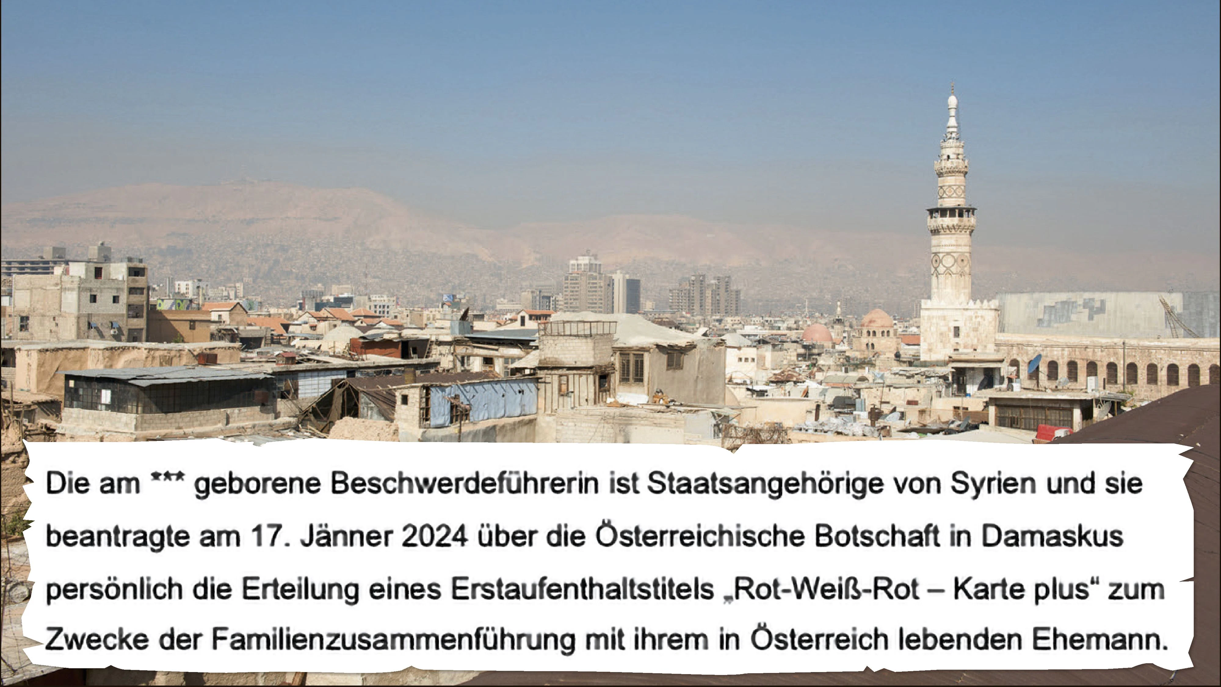 Das Paar heiratete 2023 in Damaskus
