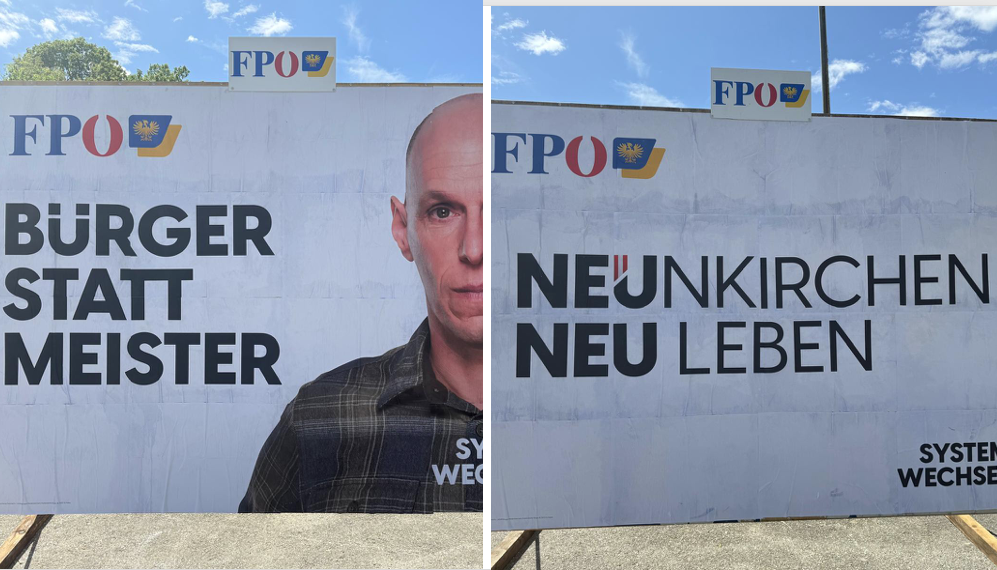 Zwei neue Plakate wurden am Mittwoch vorgestellt.