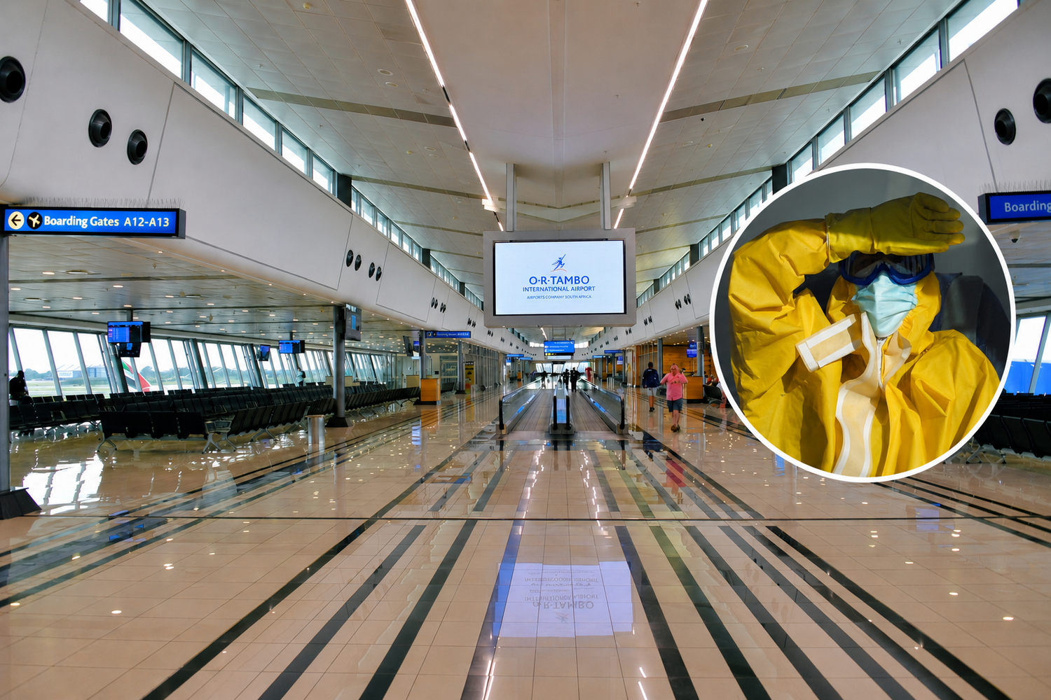 Am Flughafen Johannisburg kam es zum möglichen Kontakt des Österreichers mit der mittlerweile verstorbenen Niederländerin. (Symbolbild)