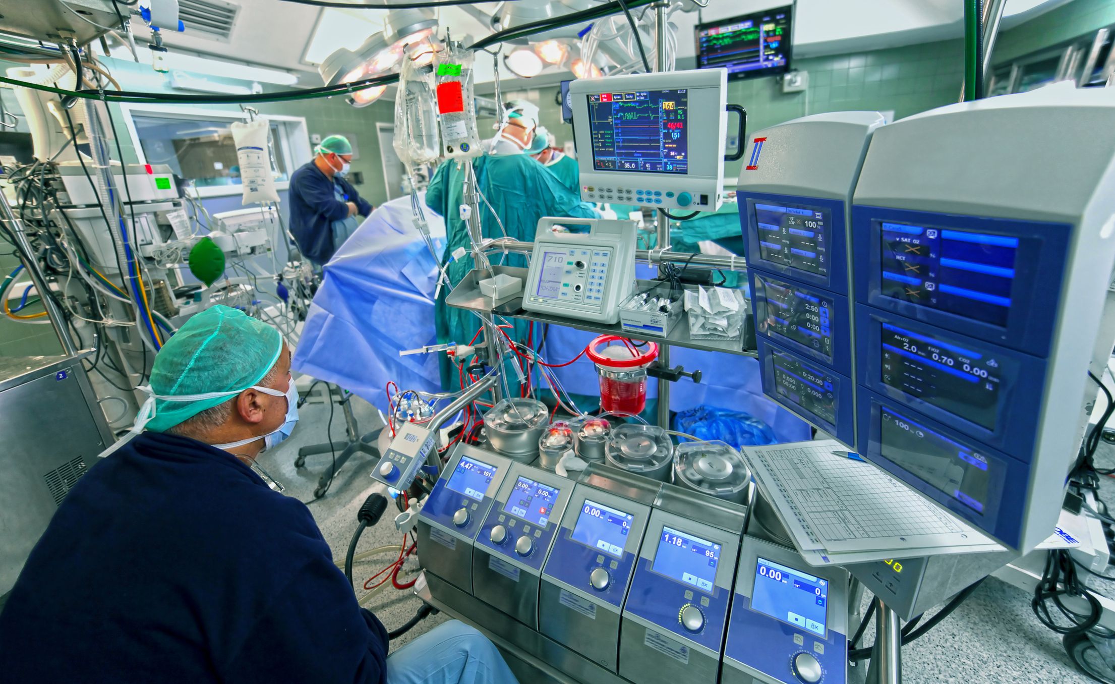 Blick in eine Intensivstation (Symbolfoto)