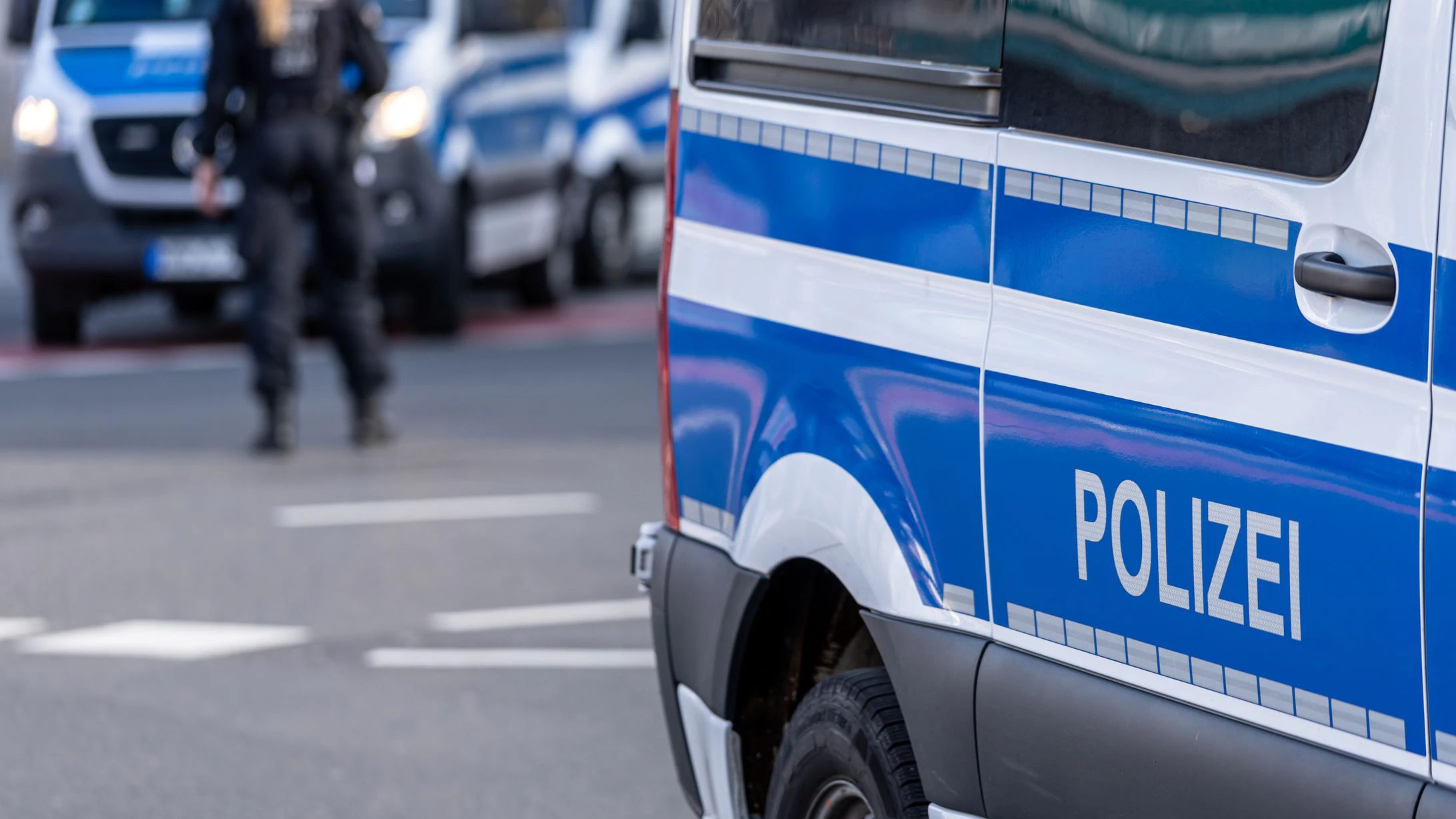 Die Polizei war mit einem Großaufgebot im Einsatz.
