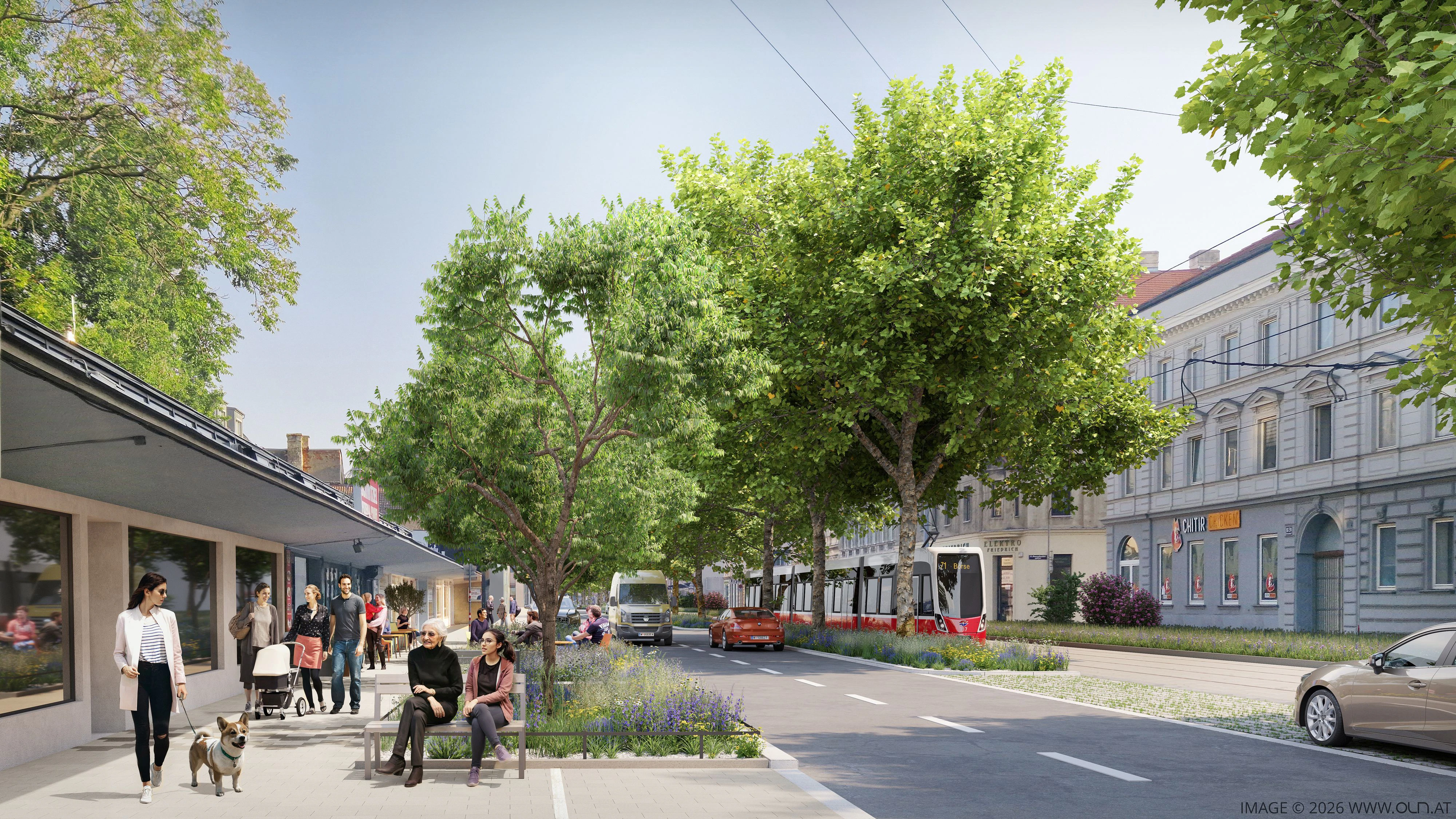So soll die fertige Simmeringer Hauptstraße aussehen. 