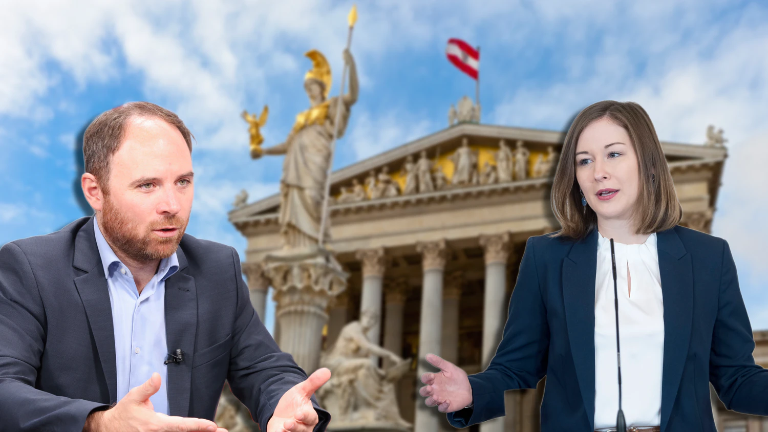 SPÖ-Bundesgeschäftsführer Seltenheim (l.) kritisiert Integrationsministerin Bauer.