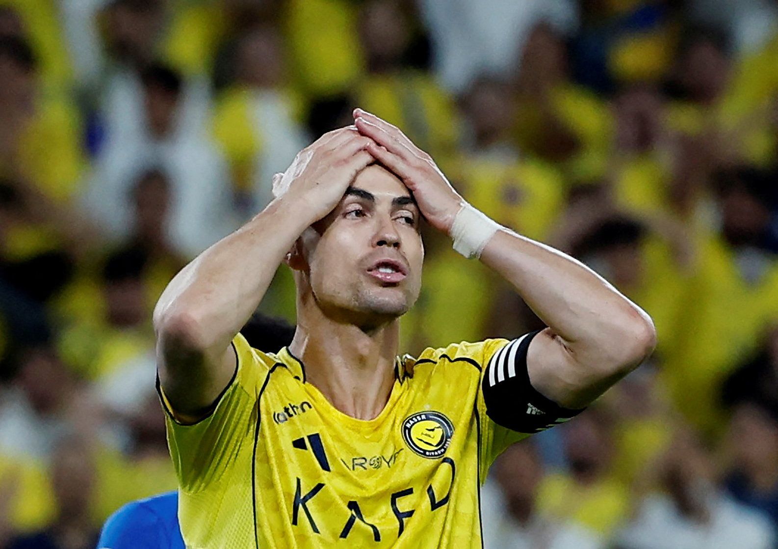 Fußball-Gigant Cristiano Ronaldo. 