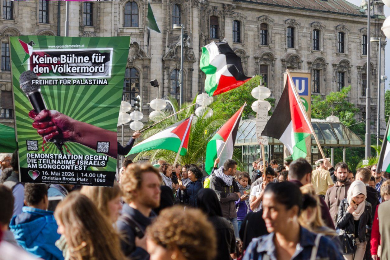Aktivisten kündigten Großdemo für ESC-Finaltag an. 