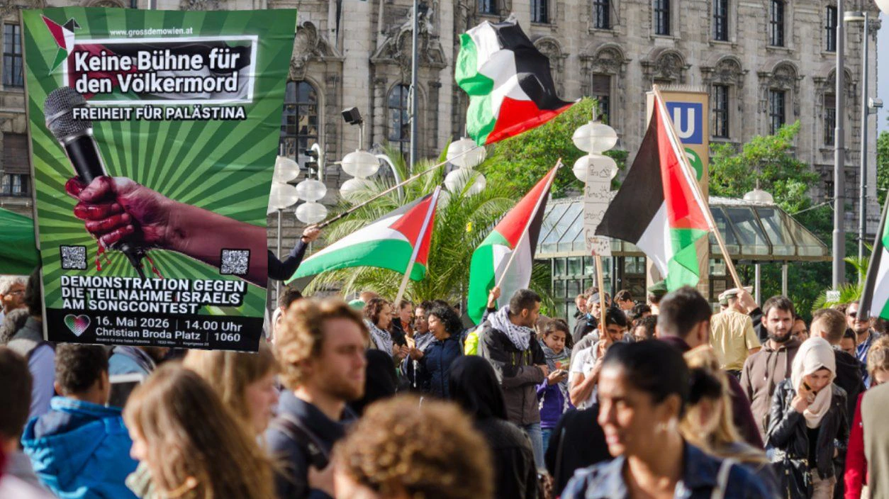 Aktivisten kündigten Großdemo für ESC-Finaltag an. 