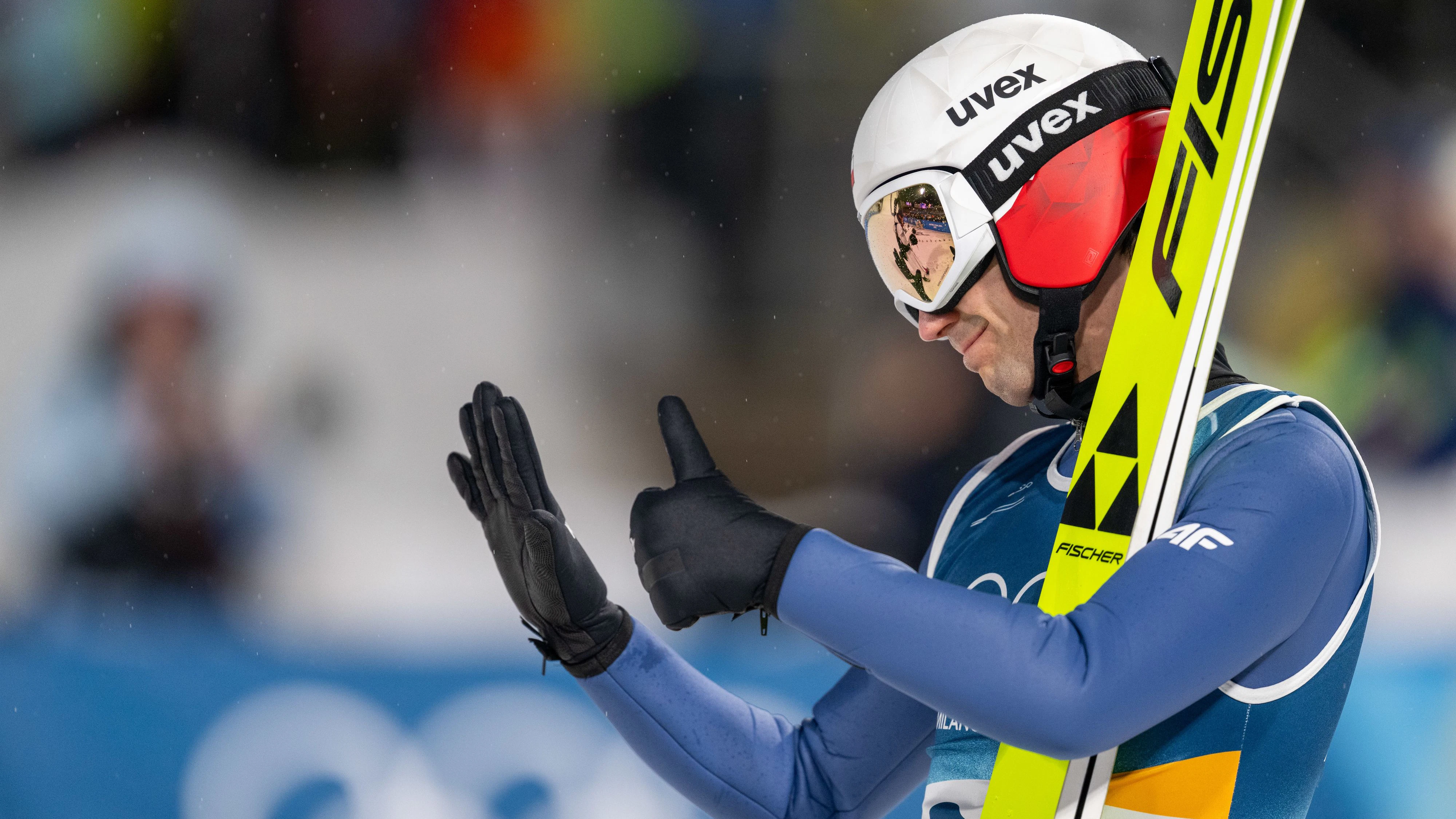 Der polnische Star-Springer Kamil Stoch. 