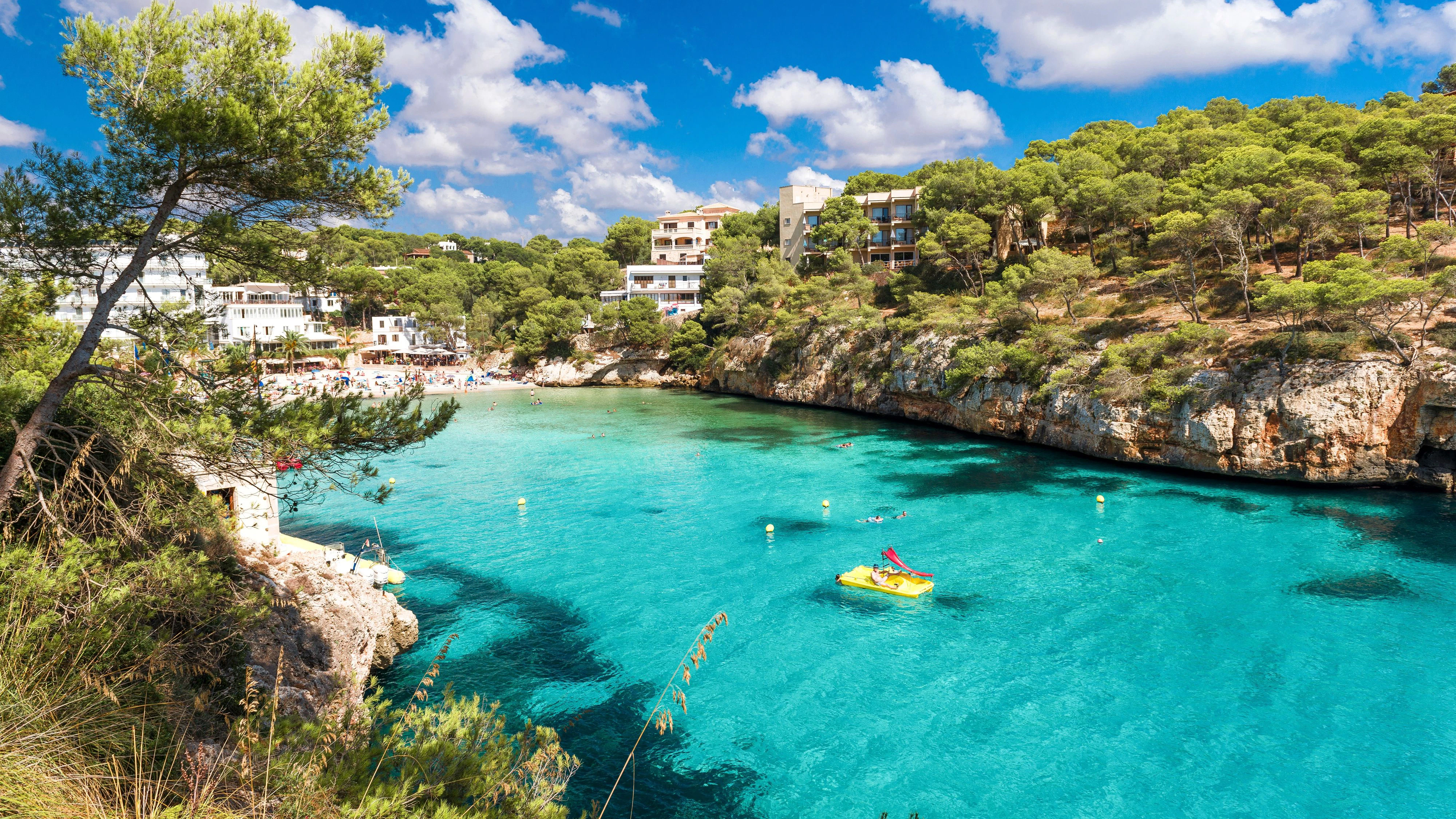 Cala Santanyi Bucht, Mallorca, Spanien