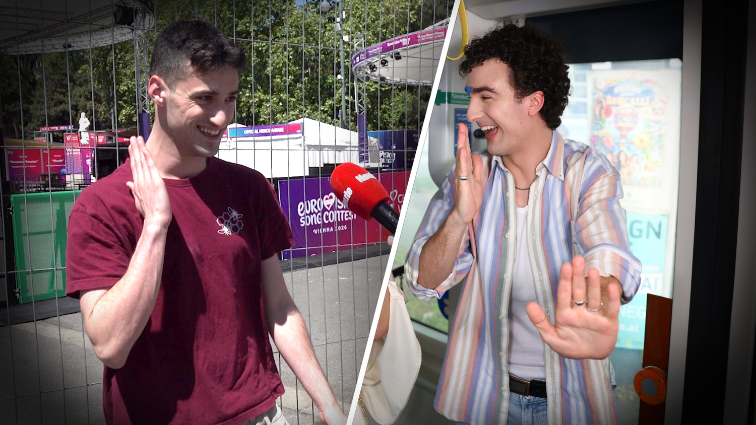 Haben die ESC-Fans Cosmós Tanz (rechts das Original) drauf?
