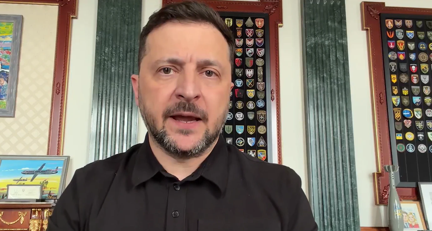 Wolodymyr Selenskyj in seiner allabendlichen Ansprache am Dienstag, 12. Mai 2026.